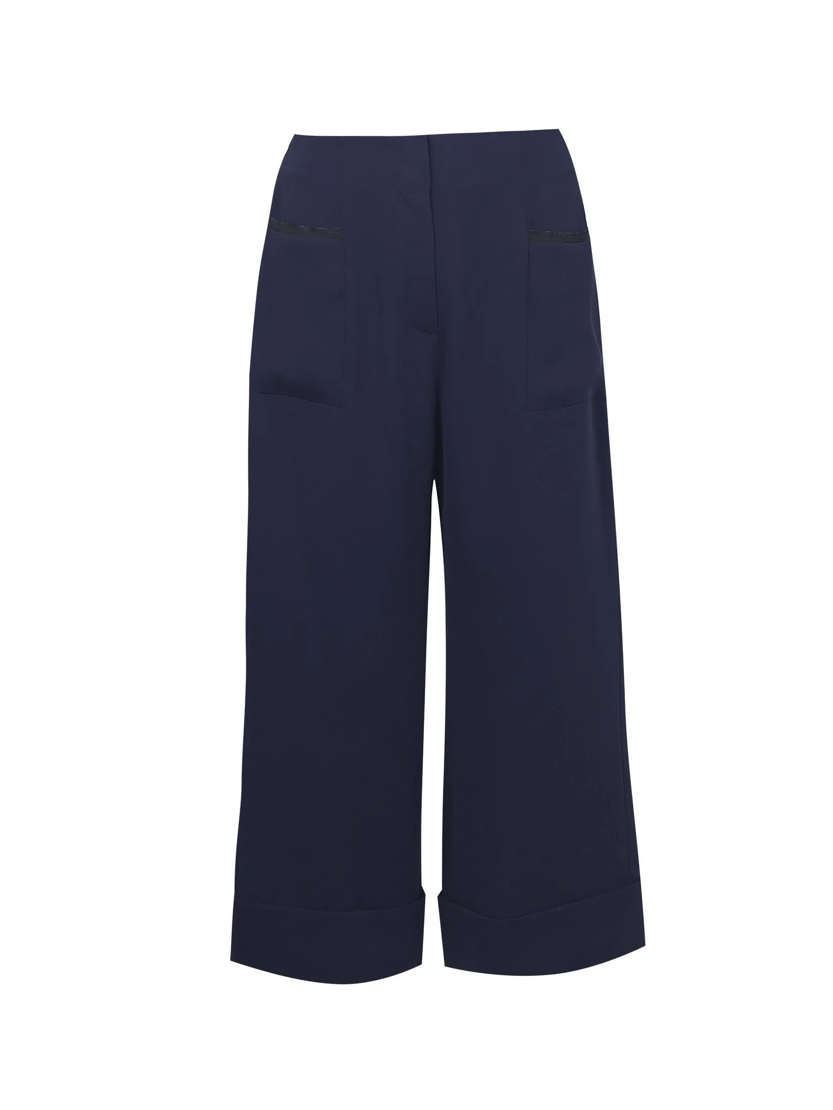 Shaka Woman Pants  Culottes Trousers Navy Shaka Woman Pants  Culottes Trousers Navy