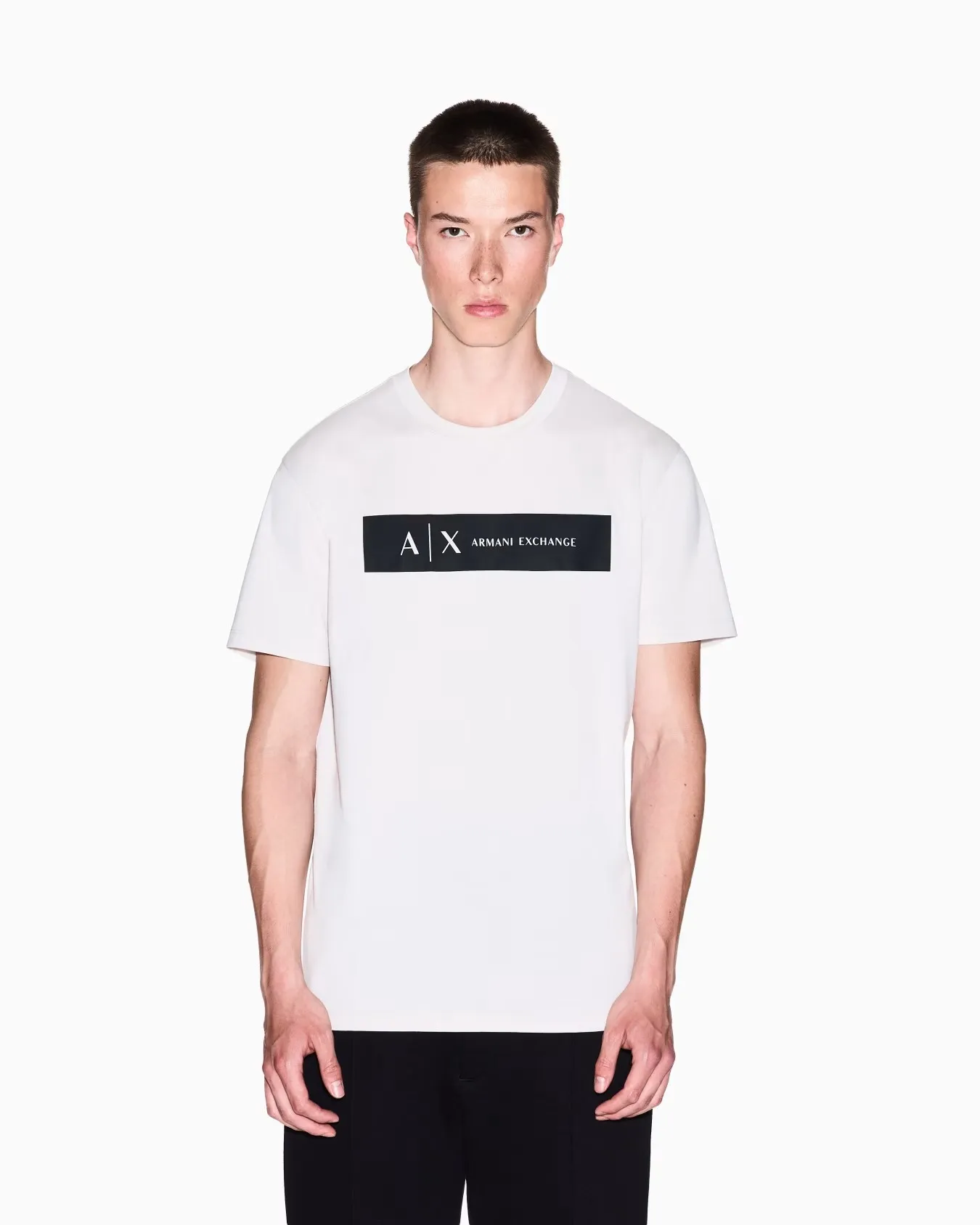 ARMANI EXCHANGE Tee Male XM001425-AF10361-U1013 Grey ARMANI EXCHANGE Tee Male XM001425-AF10361-U1013 Grey