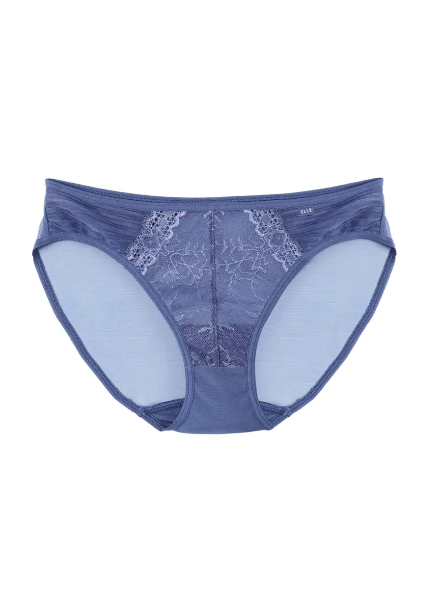 ELLE LINGERIE UNDERWEAR BIKINI LOWRISE LU2758TN BLUE ELLE LINGERIE UNDERWEAR BIKINI LOWRISE LU2758TN BLUE