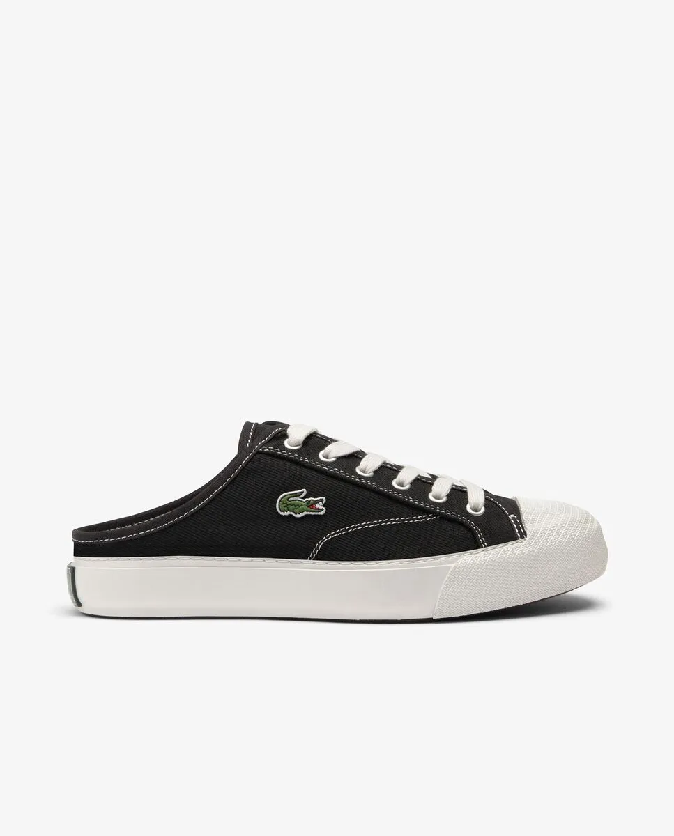 LACOSTE Women’s Backcourt Mules Black LACOSTE Women’s Backcourt Mules Black