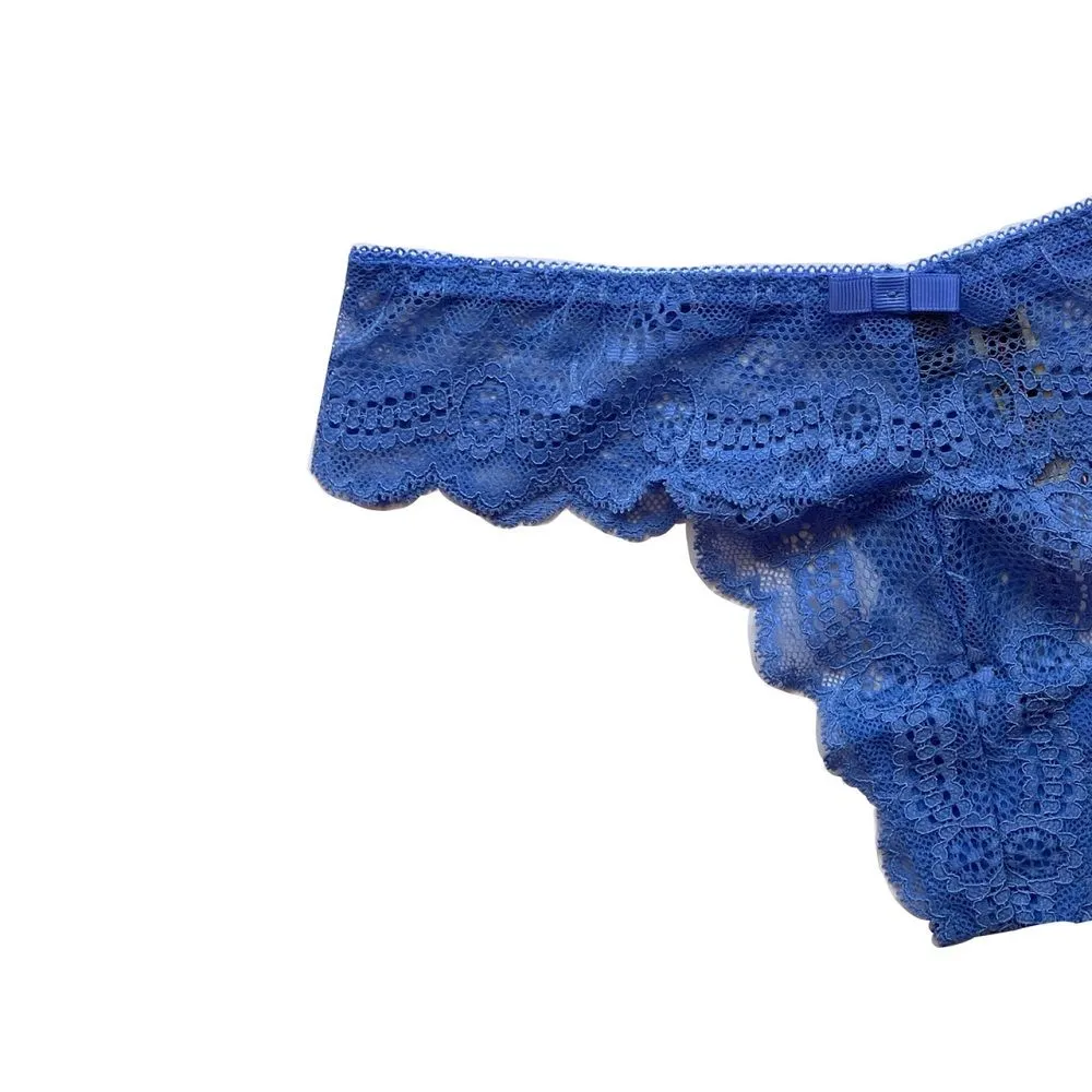 SKINN INTIMATE Bule Color T-back Lace Panty (Made in Korea) SKINN INTIMATE Bule Color T-back Lace Panty (Made in Korea)