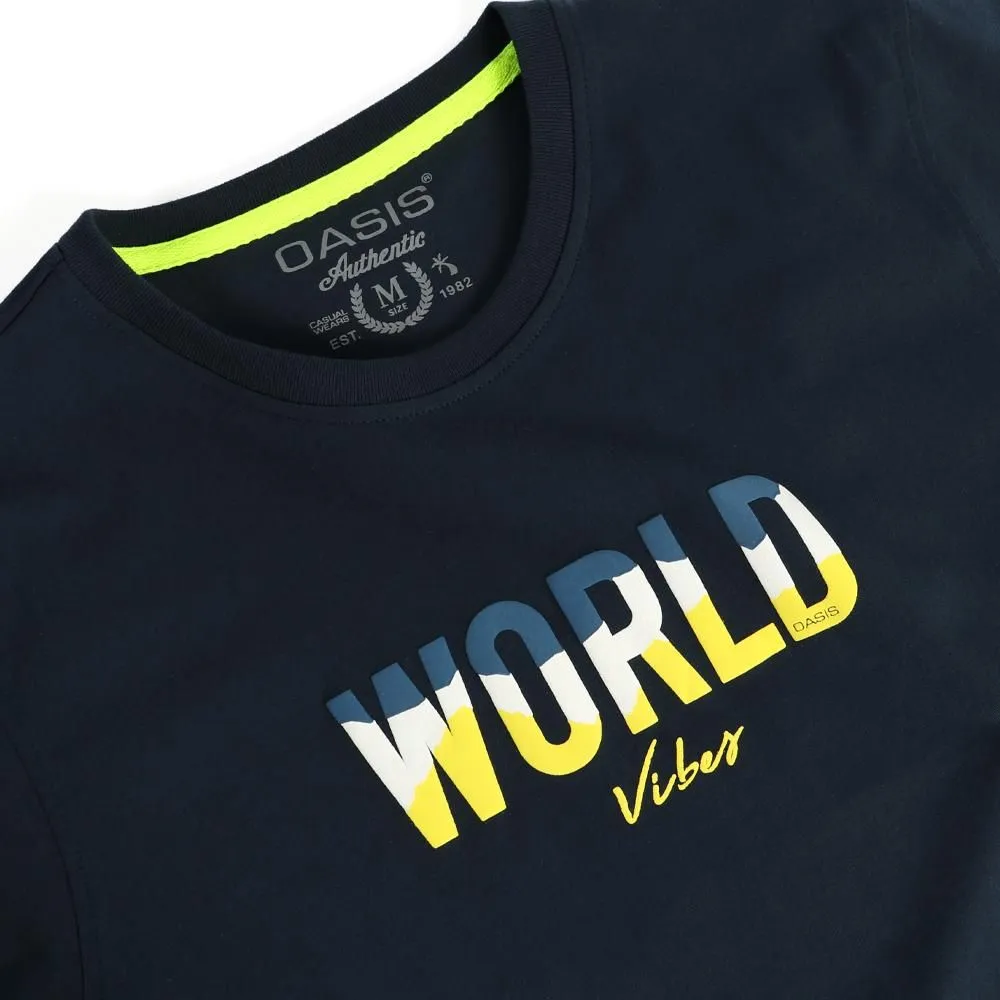 OASIS Navy Blue T-shirt Short sleeved OASIS Navy Blue T-shirt Short sleeved