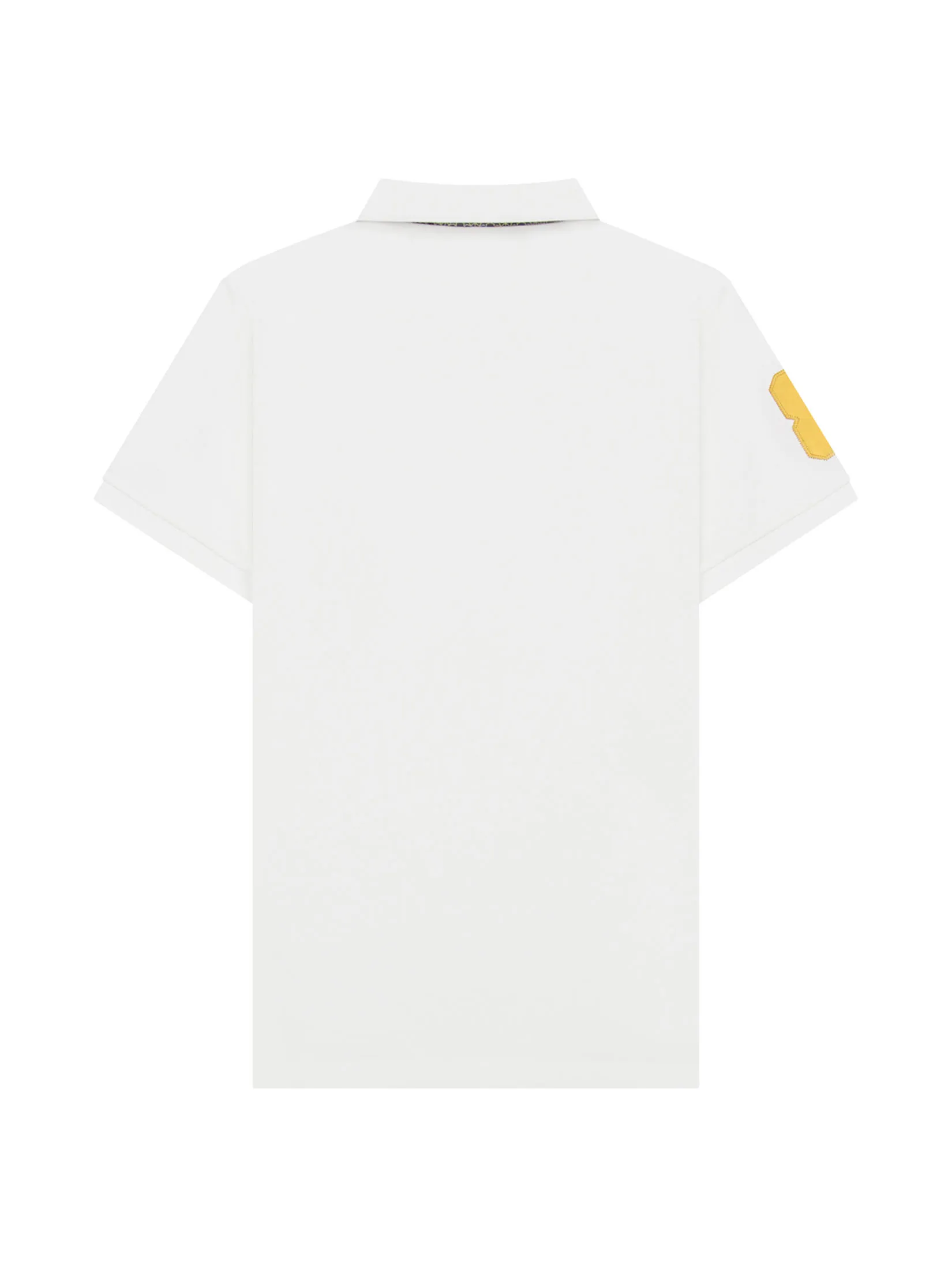 GIORDANO Men s Slim Embroidery Bold Polo (3D Lion) Signature white GIORDANO Men s Slim Embroidery Bold Polo (3D Lion) Signature white