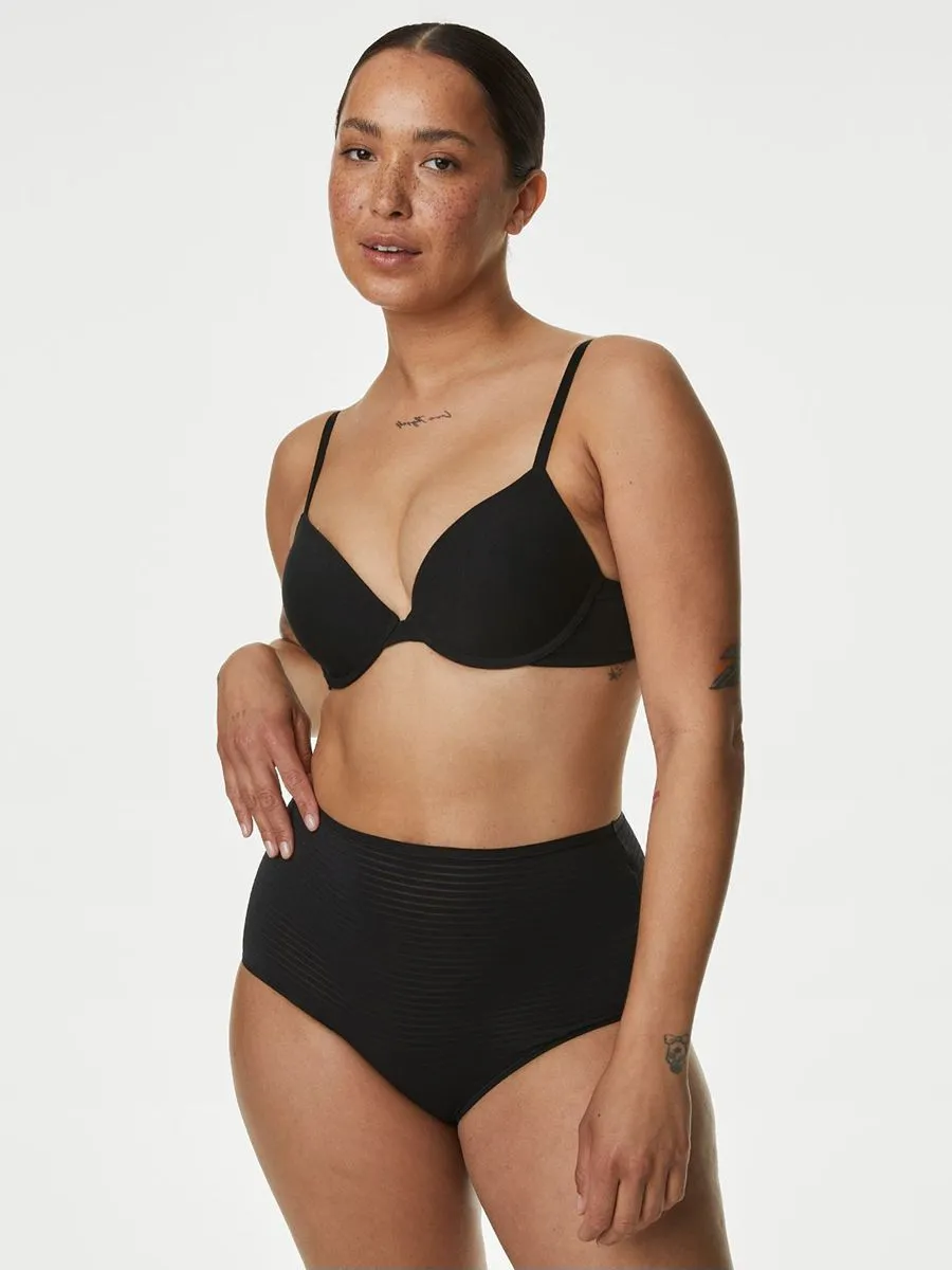 MARKS & SPENCER Women Full Briefs No VPL Modal Rich 4pk Black Mix MARKS & SPENCER Women Full Briefs No VPL Modal Rich 4pk Black Mix