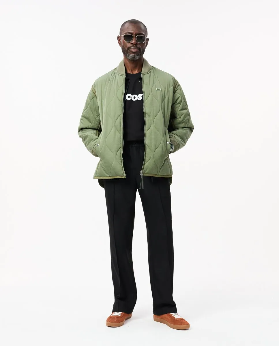 LACOSTE Heavy Cotton Logo T-shirt Black LACOSTE Heavy Cotton Logo T-shirt Black