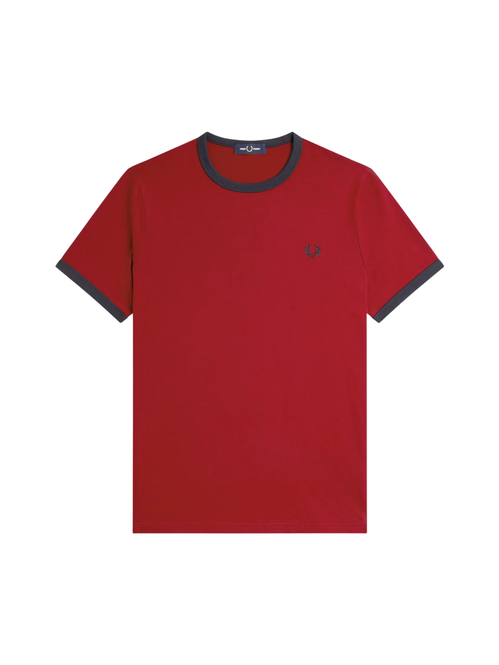 Fred Perry Men RINGER T-SHIRT                 Red Fred Perry Men RINGER T-SHIRT                 Red