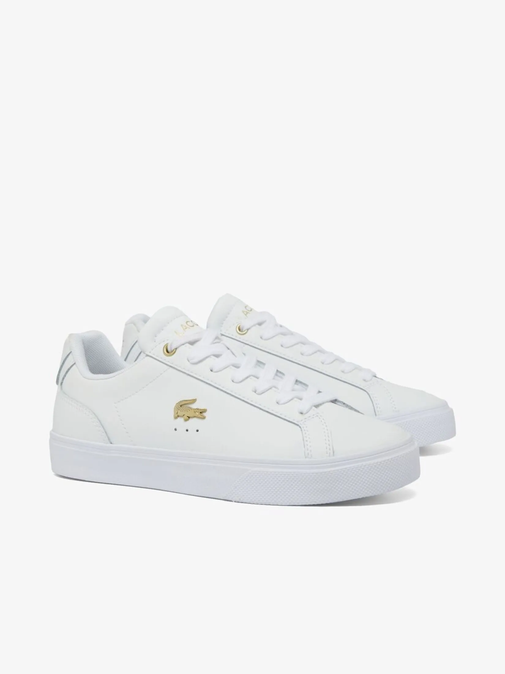 LACOSTE Women’s Lerond Pro Leather Sneakers White LACOSTE Women’s Lerond Pro Leather Sneakers White