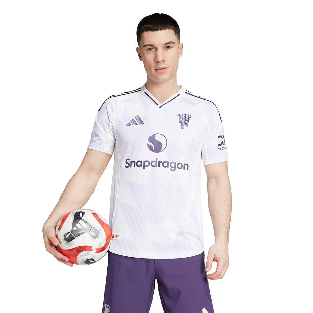 ADIDAS Men Manchester United Away Authentic 2025/26 Jersey White - AD001SH779EMTH