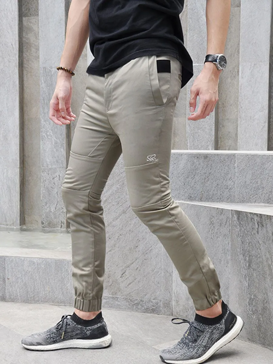 SIMPLE&RAW Jason Jogger Pants Sk823-Cr-26 Camel