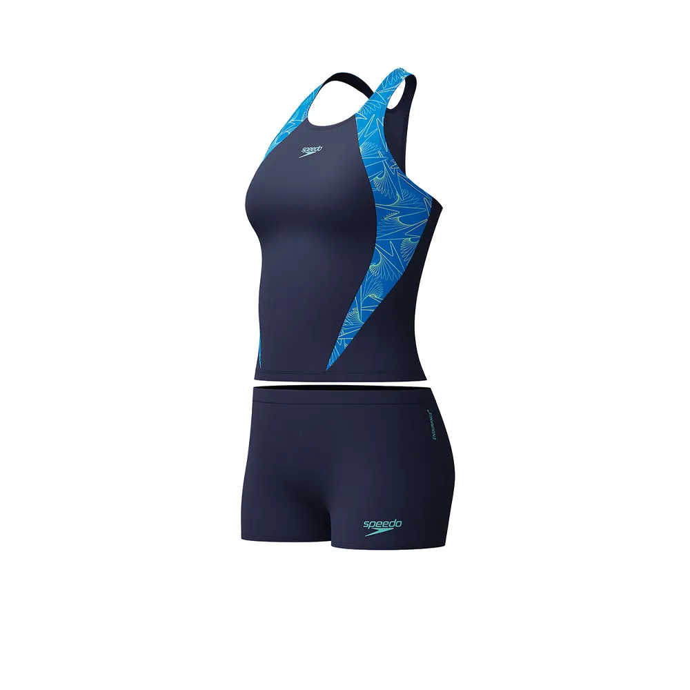 SPEEDO Hyperboom Splice Tankini Set Women Swimsuit Blue - SP111SP149ENTH