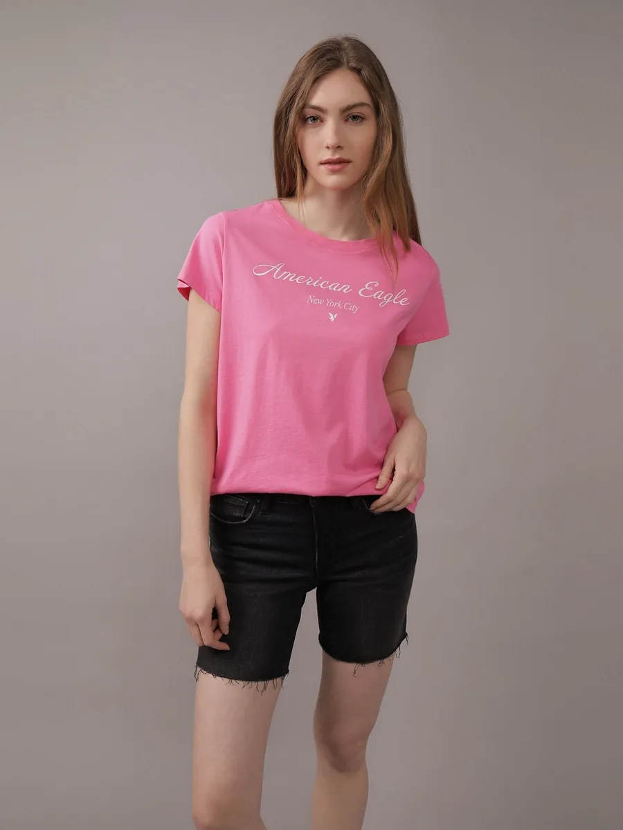 AMERICAN EAGLE WOMEN 9462 LONG AND LEAN SLIM CLASSIC 615 PINK