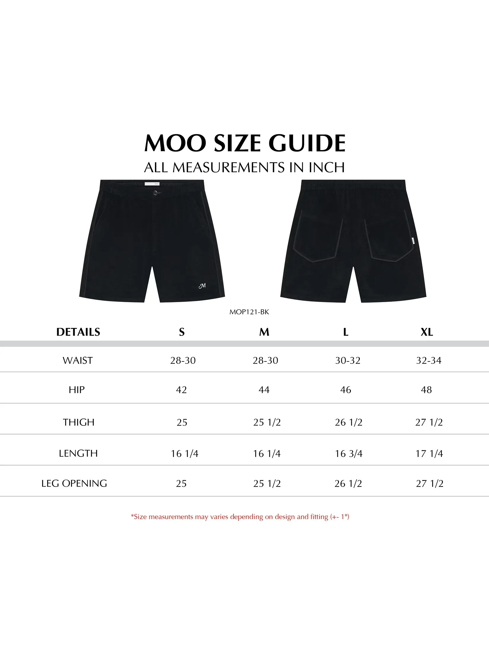 MOO [MOO 7/25] Terry Cloth Shorts Black
