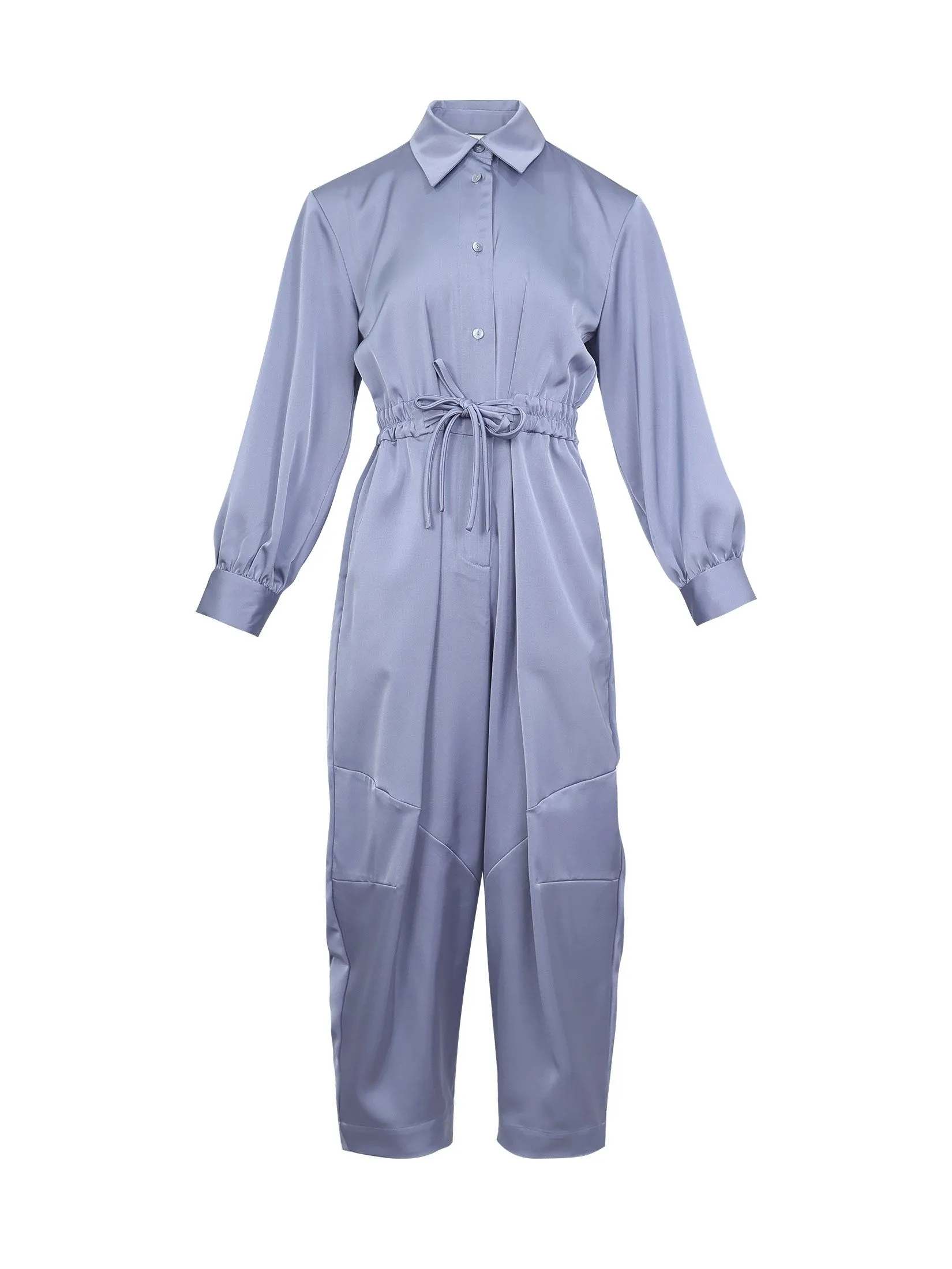 SHAKA Woman Jumpsuit Satin Blue