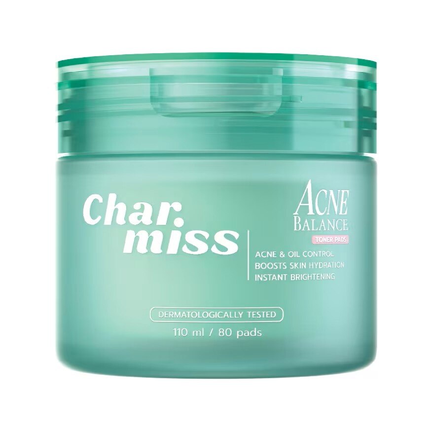 Charmiss Acne Balance Toner Pads 110 g./80 Pads