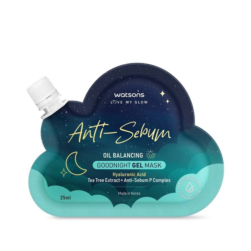 Watsons Anti Sebum Oil Balancing Goodnight Gel Mask 25ml