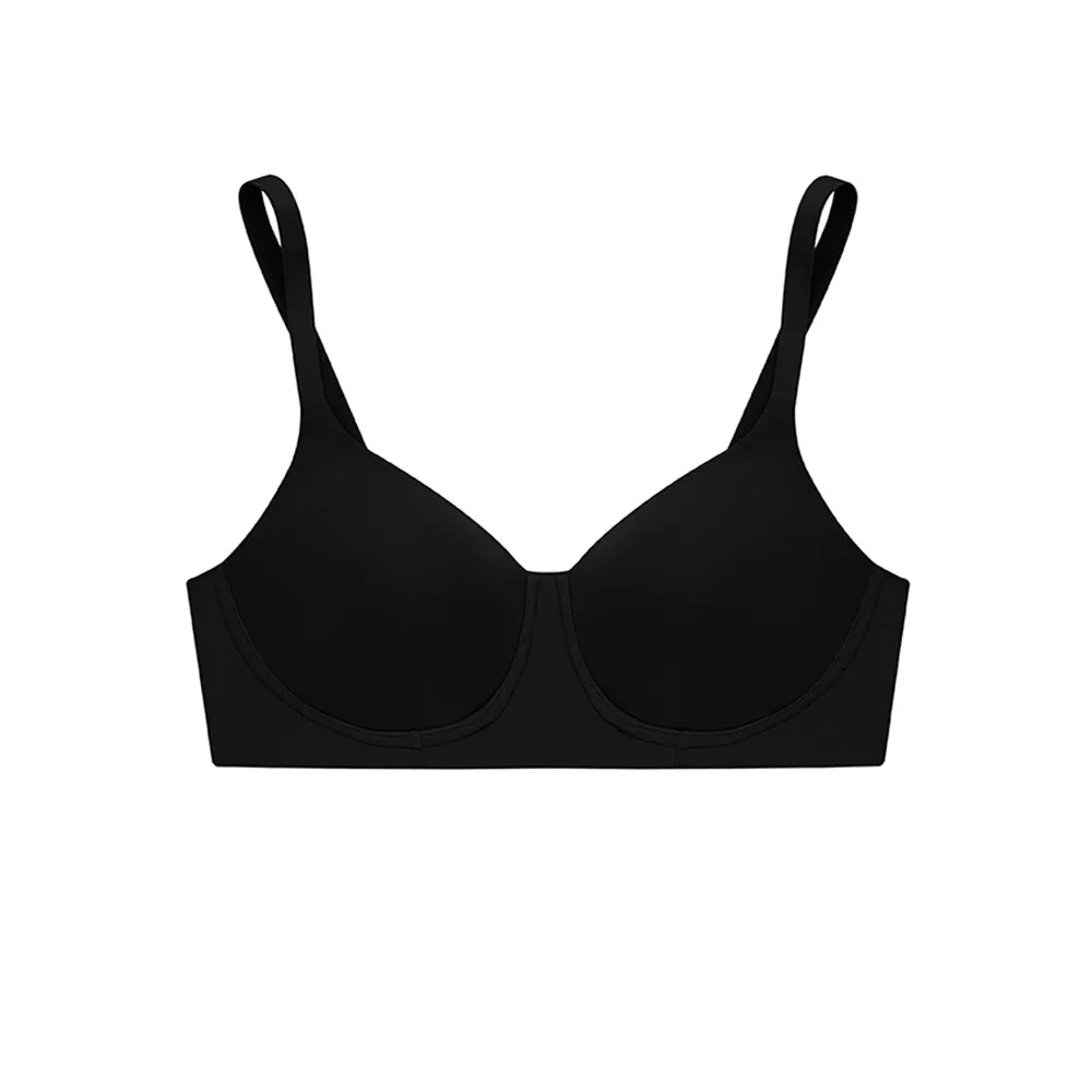 SABINA BRALESS WIRELESS BRA Seamless Fit Perfect Bra Collection Style no. SBXD97202BK Black