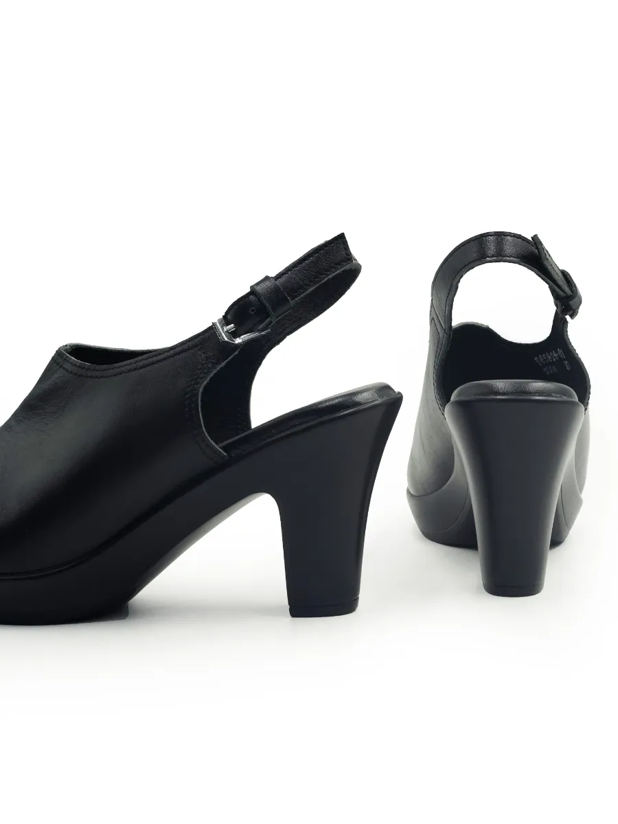 SENSO Women PU HEEL F87047 Black