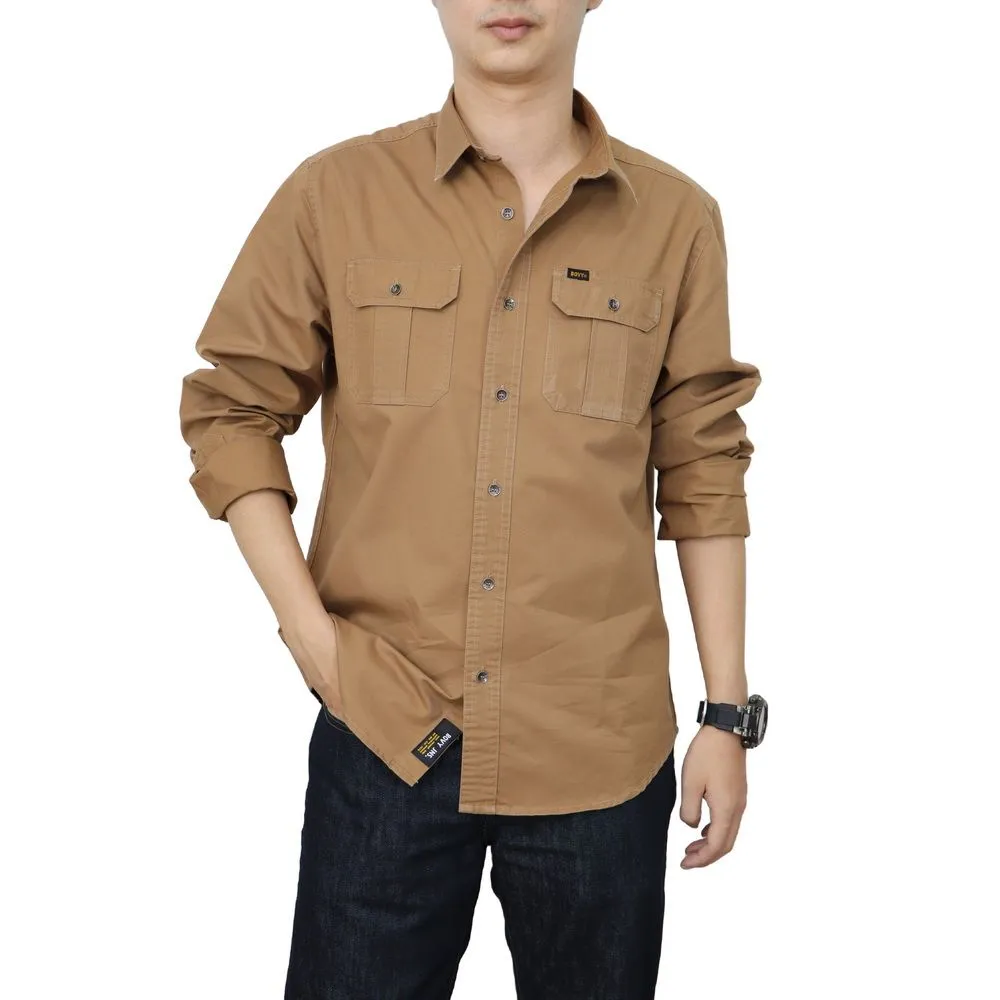 BOVY BBS3871 -SHIRT BASIC SLIM KHAKI