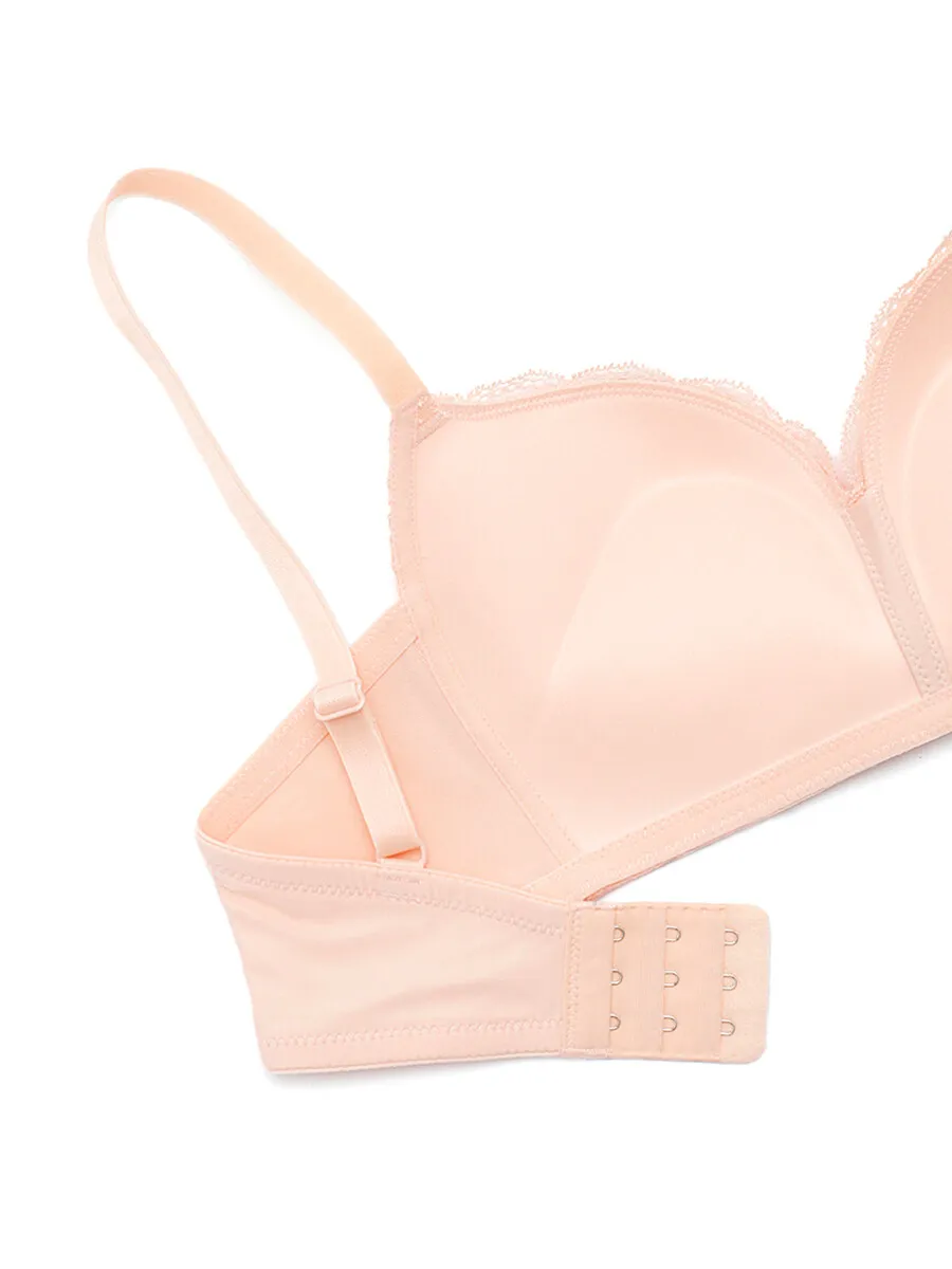 SABINA Modern V Woman Wireless Bra - Light Orange