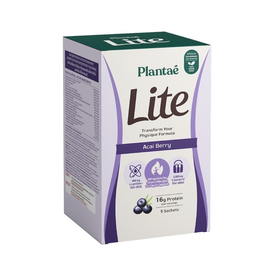 Plantae Lite Plant Protein Acai Berry 5 Sachet/Box