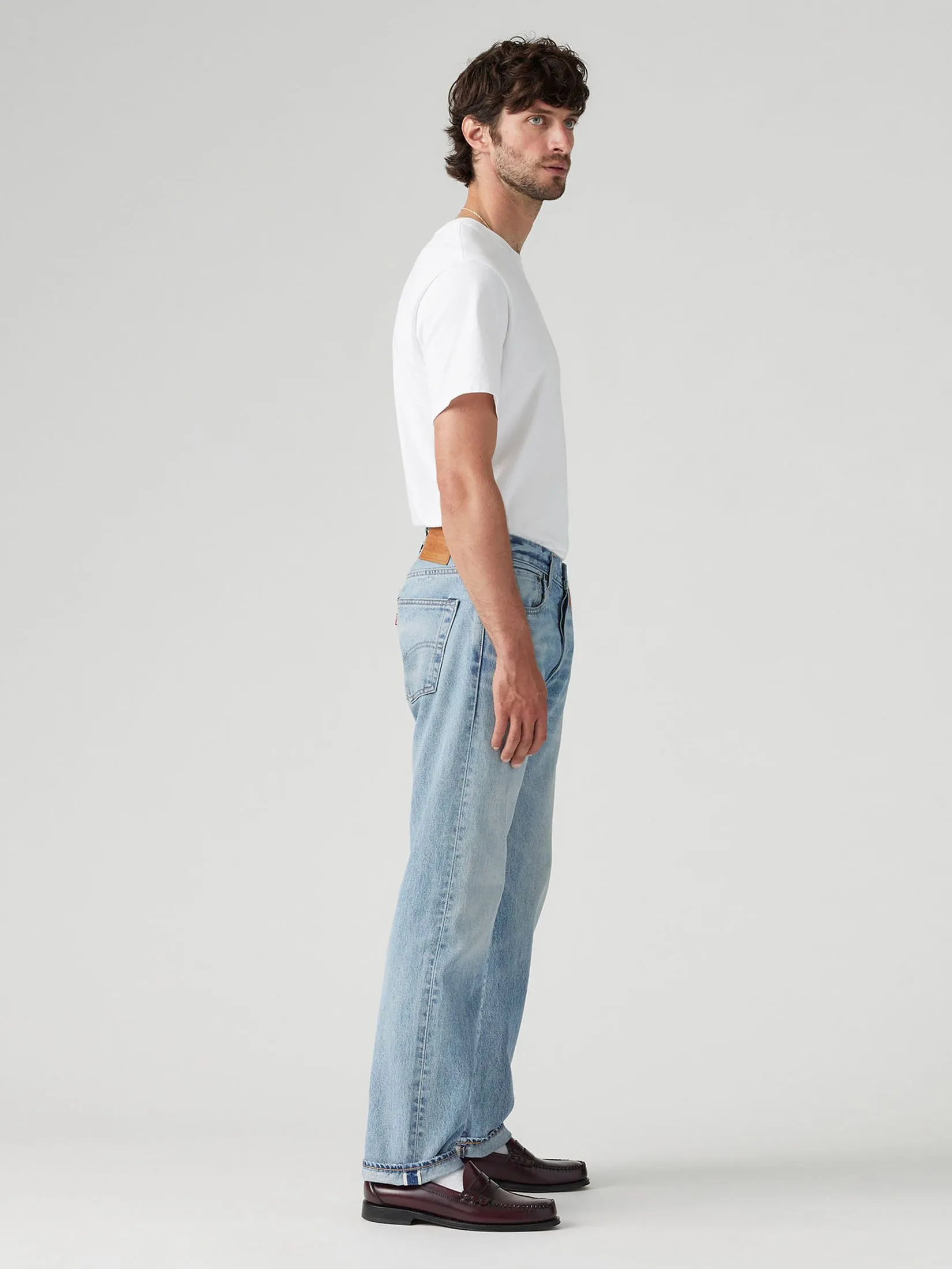 LEVI'S Men's 501® Original Selvedge Jeans Medium Wash