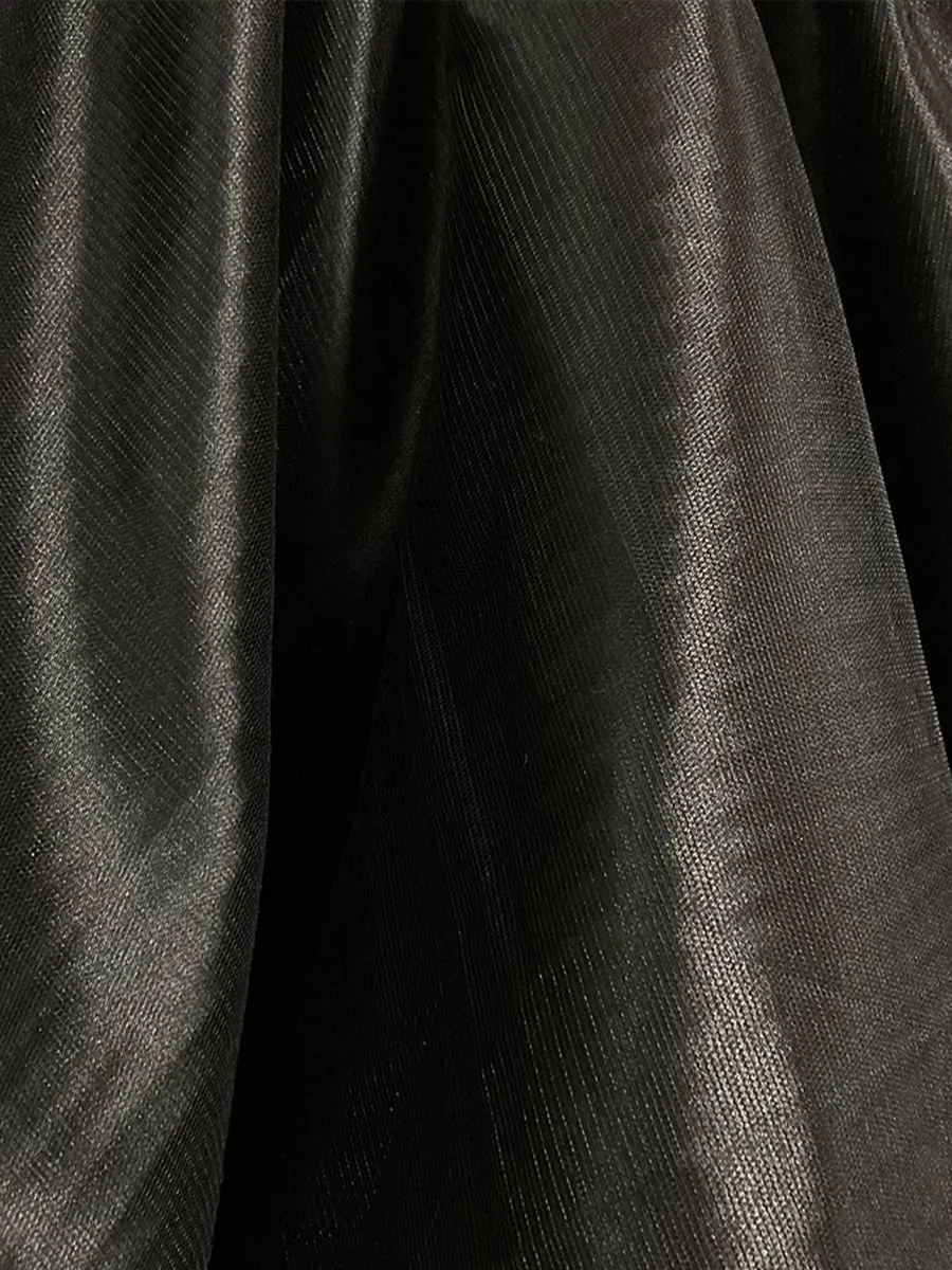 ICONIC WOMAN BLACK BALLOON MINI SKIRT