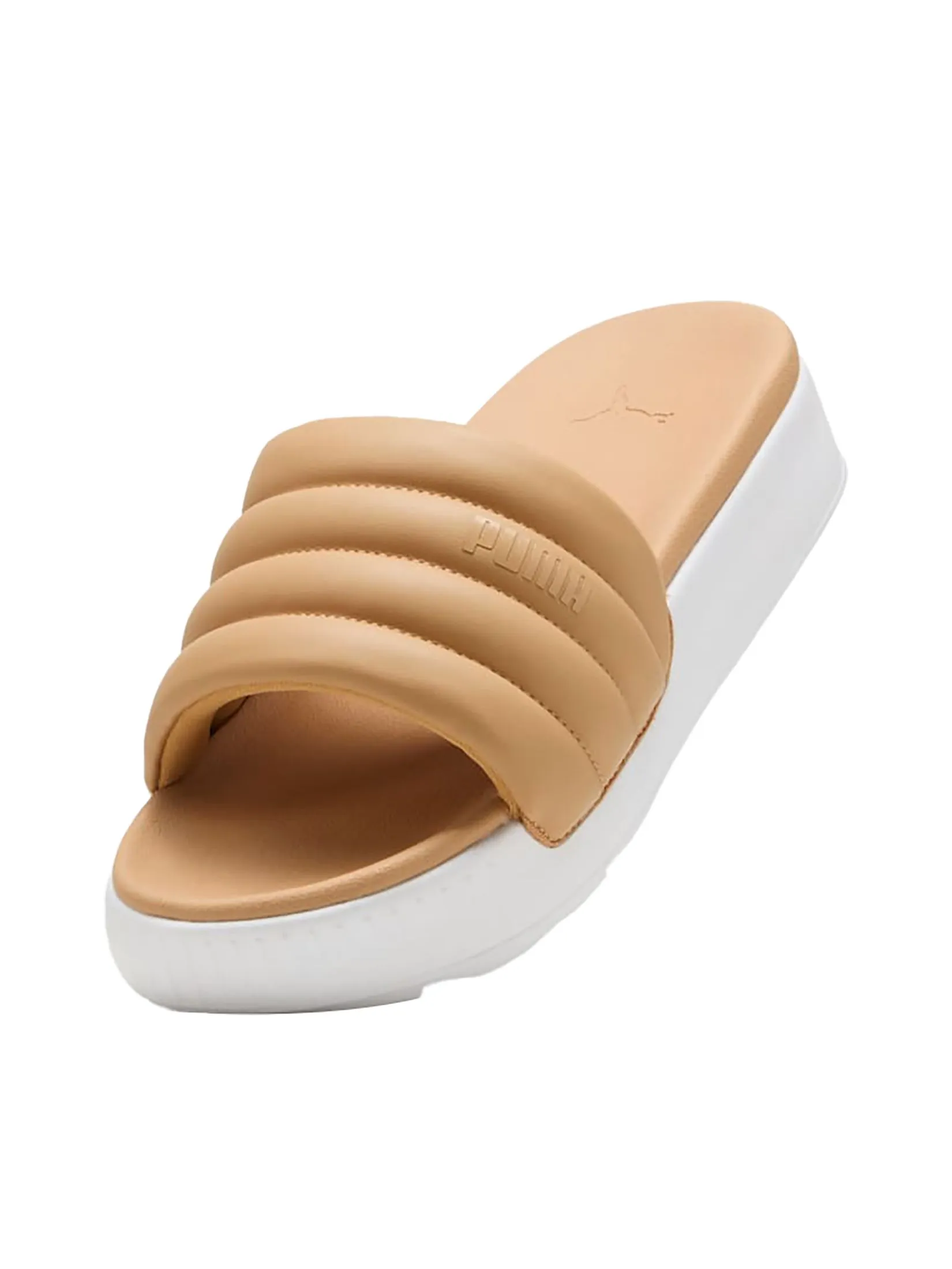 PUMA Women Sandals Karmen Puffy Warm Beige-Puma White