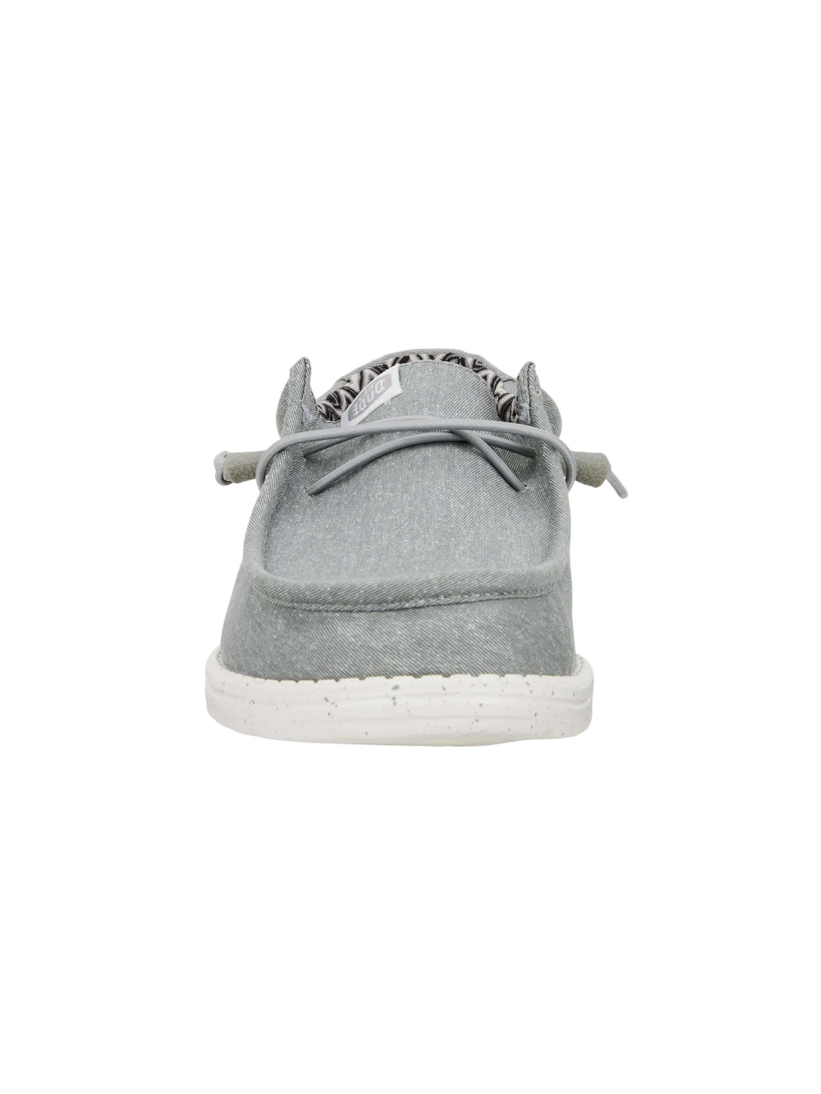 HEYDUDE WALLY STRETCH CANVAS  - LIGHT GREY