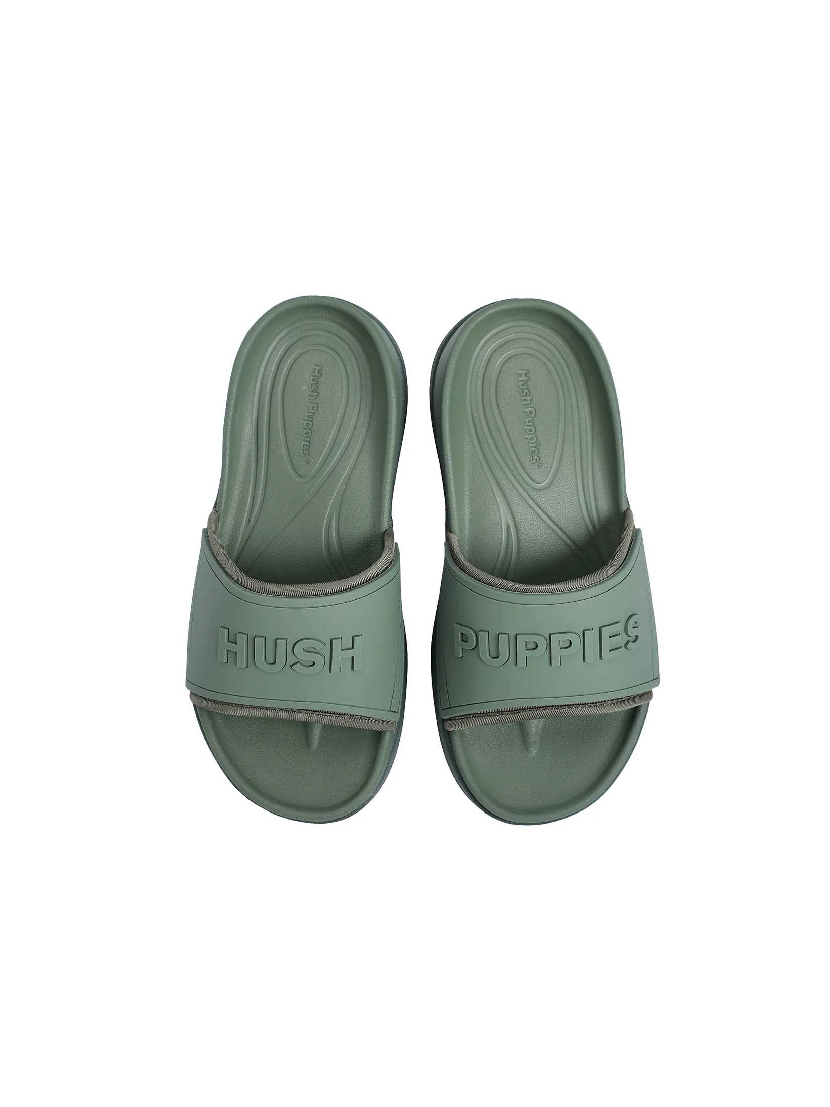 HUSH PUPPIES Women s Shoes Sandals Slides  - GREEN