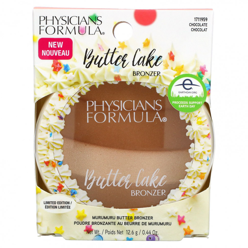 Physicians Formula, Ограниченная серия. Butter Cake Bronzer, шоколадный, 12,6 г (0,44 унции)