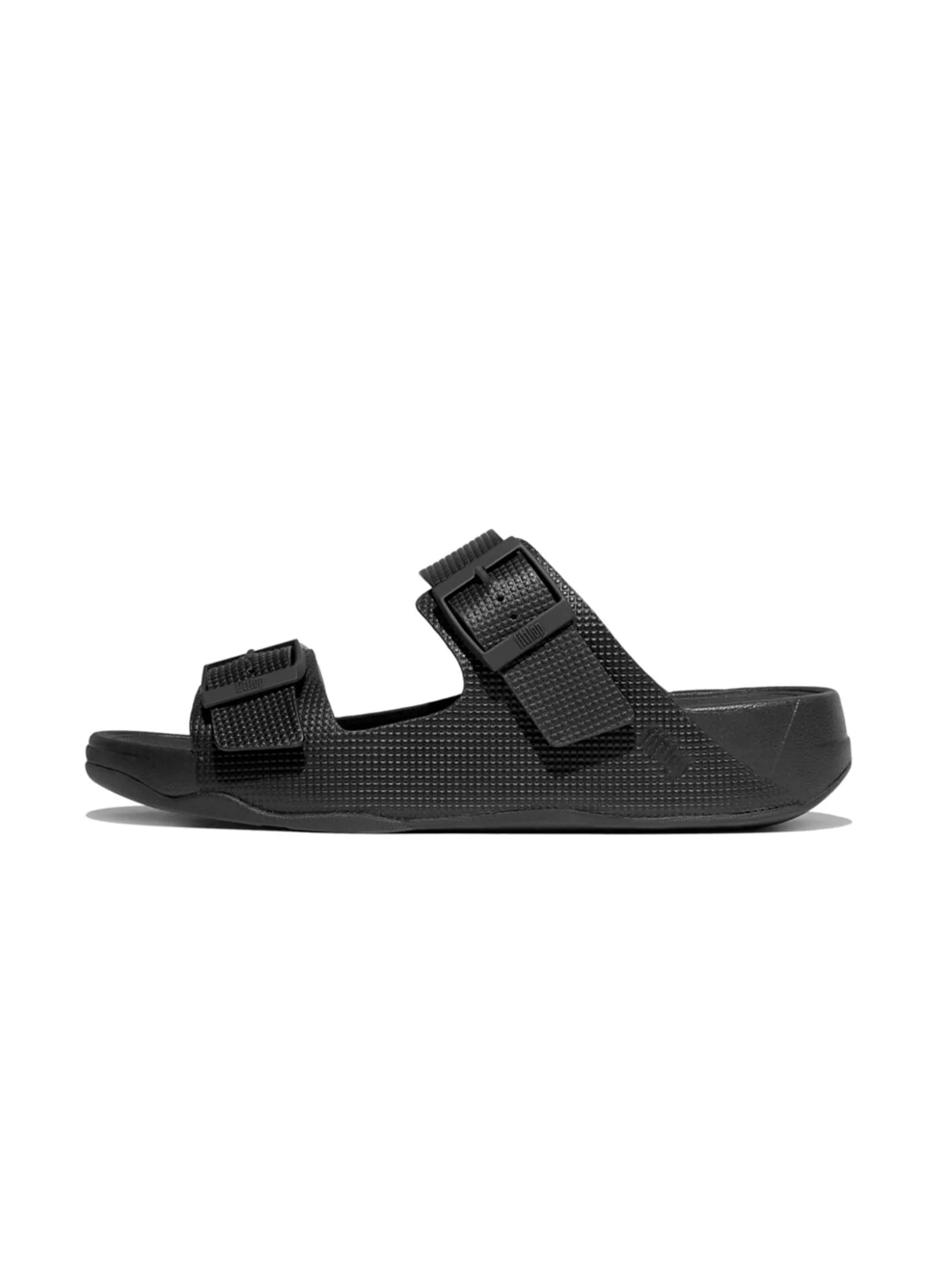 FitFlop™ MEN'S GOGH MOC BUCKLE EMBOSSED BLACK