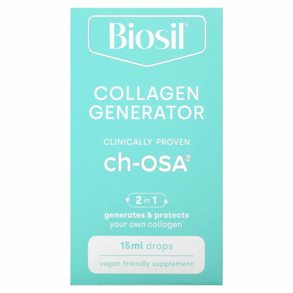BioSil by Natural Factors, ch-OSA Advanced Collagen Generator, 15 мл (0,5 жидкой унции) - NFS-39185-14 мл