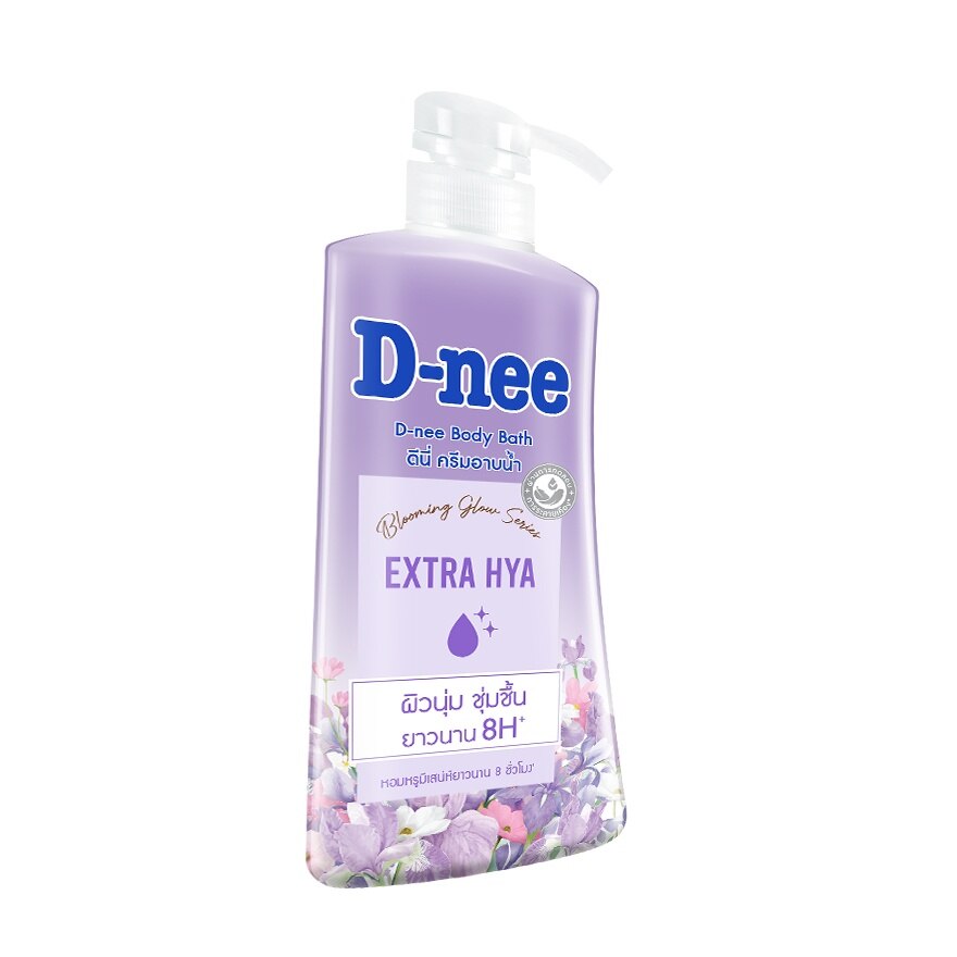 D-nee Body Bath Extra Hya 450 Ml. ครีมอาบน้ำ ผิวนุ่ม ชุ่มชื้น อิ่มน้ำ