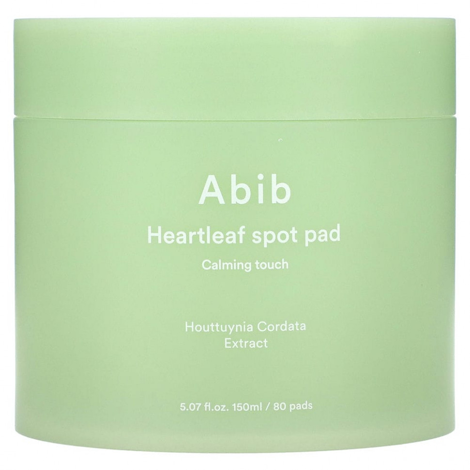 Abib, Heartleaf Spot Pad, 80 тампонов, 150 мл (5,07 жидк. Унции)