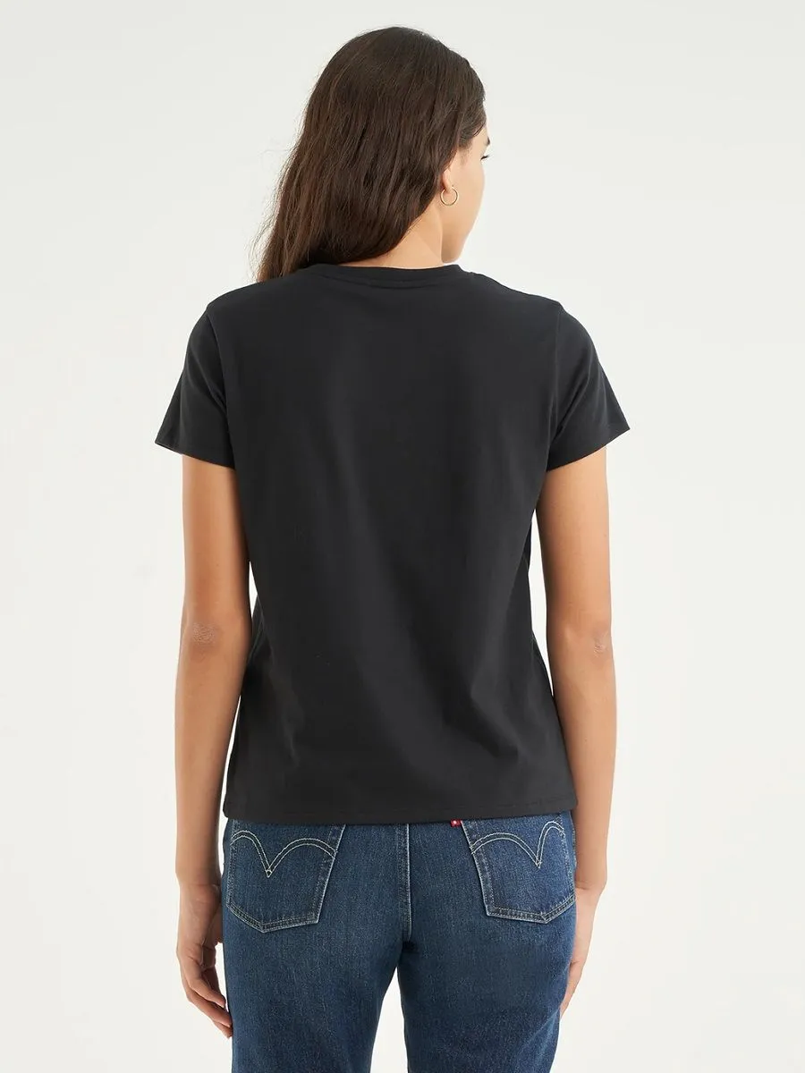 LEVI'S Women's Perfect T-Shirt Thailand Arc Mineral Black
