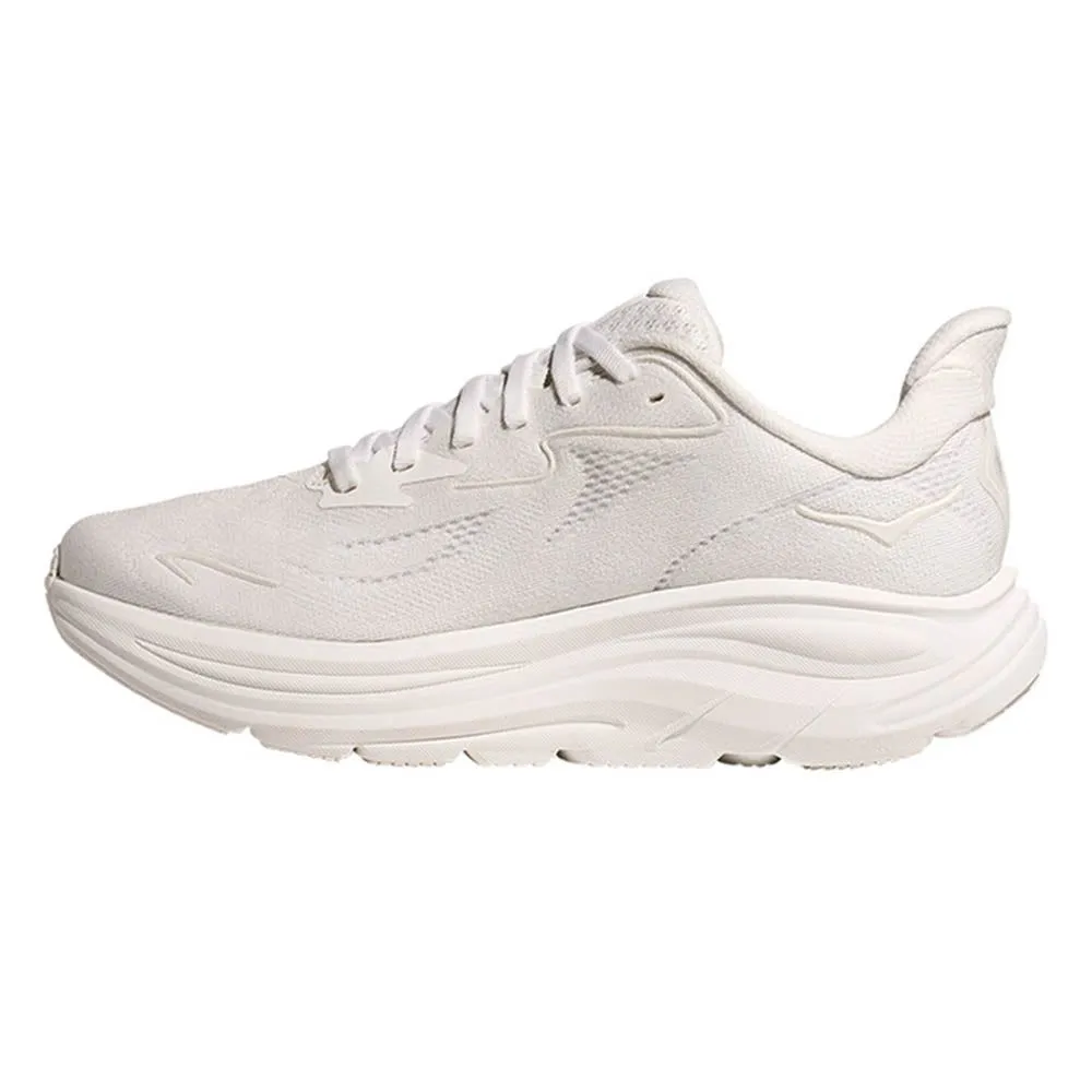 HOKA Men Running Shoes Clifton 10 Wide White - HO229SH383EETH