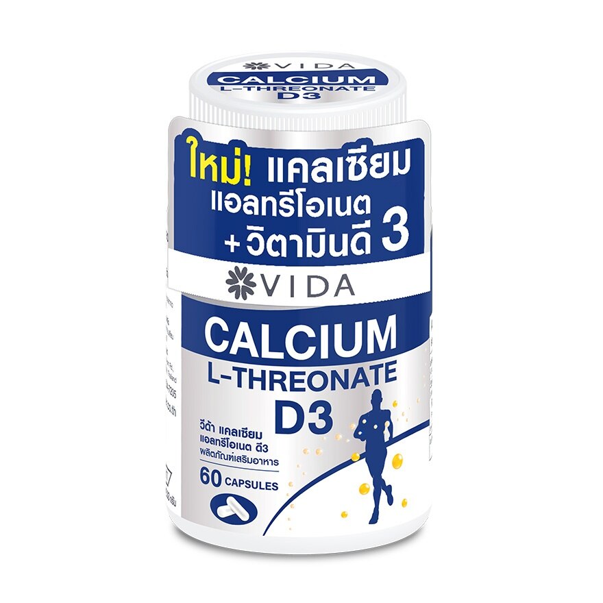 Vida Calcium L-Threonate+D3 60 Capsule