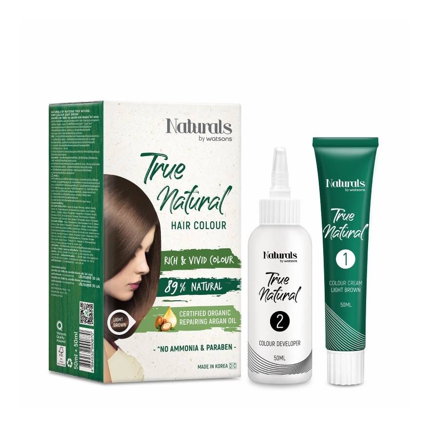 Naturals by Watsons True Natural Hair Colour Light Brown.