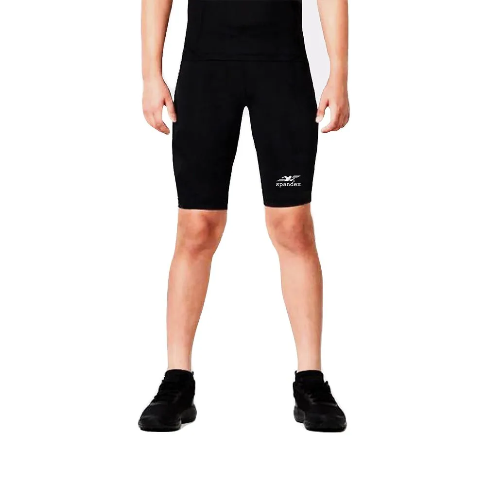 SPANDEX Black-YP001-Compression short pants