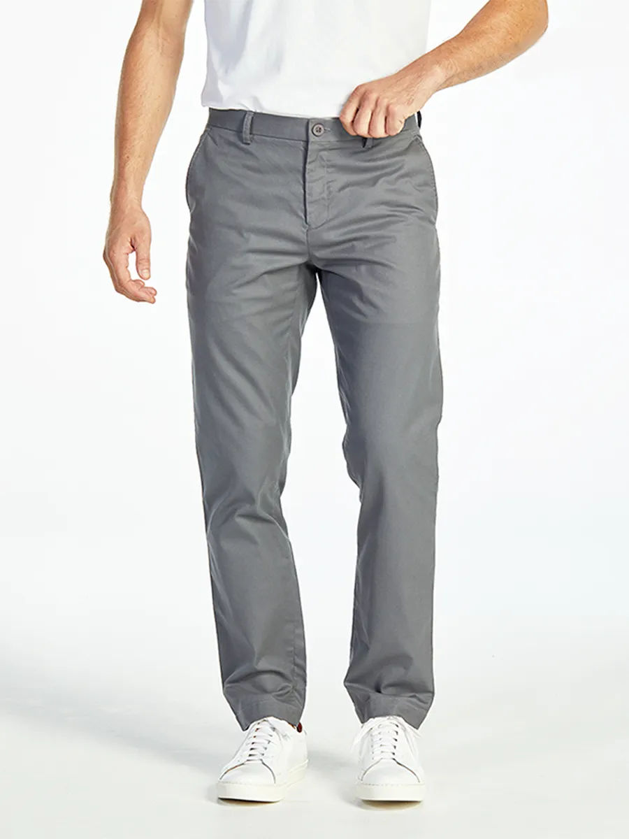ELLE HOMME MEN RELAXED CHINO PANTS W8L274DG - DARK GREY
