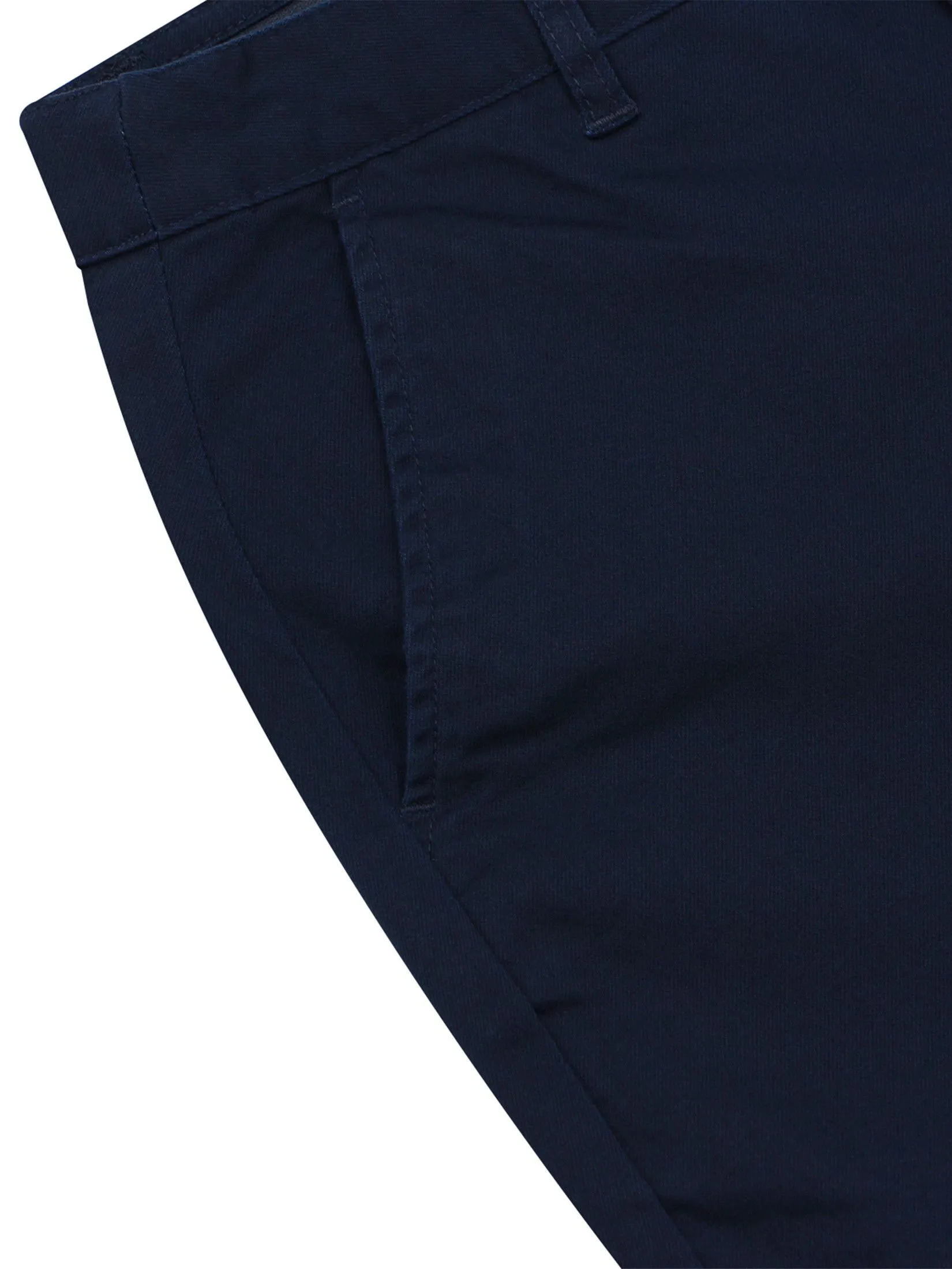 GIORDANO Women's Regular Khaki Pants (180° Elastic Waist) White Navy