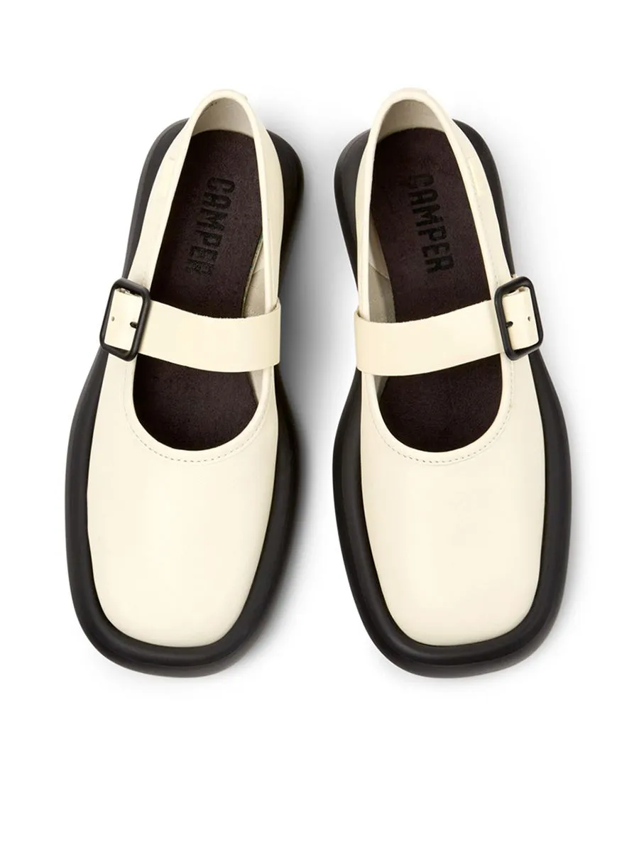CAMPER Women Ballerina Shoes Onda White
