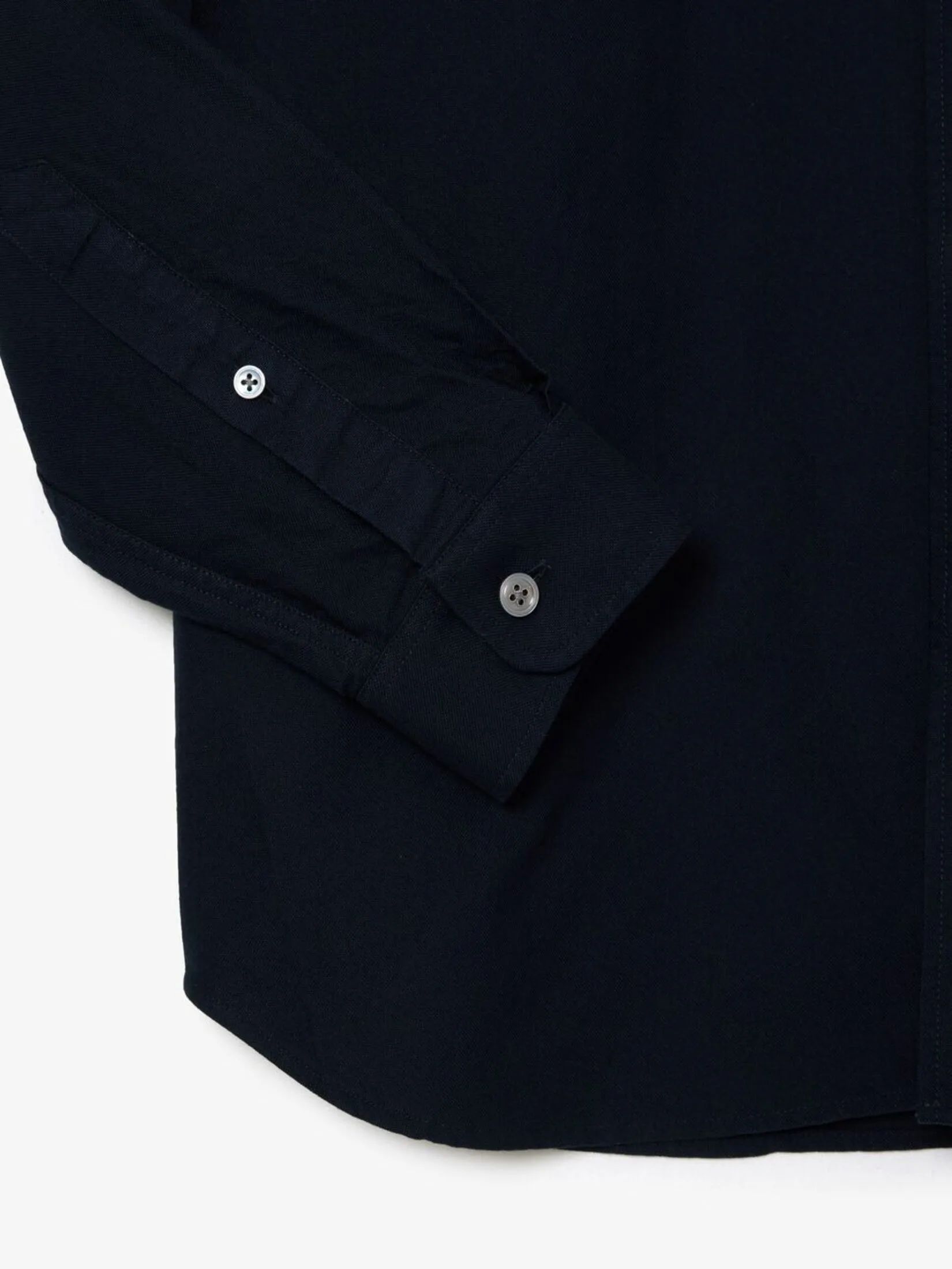 LACOSTE Long Sleeved Oxford Cotton Shirt Blue