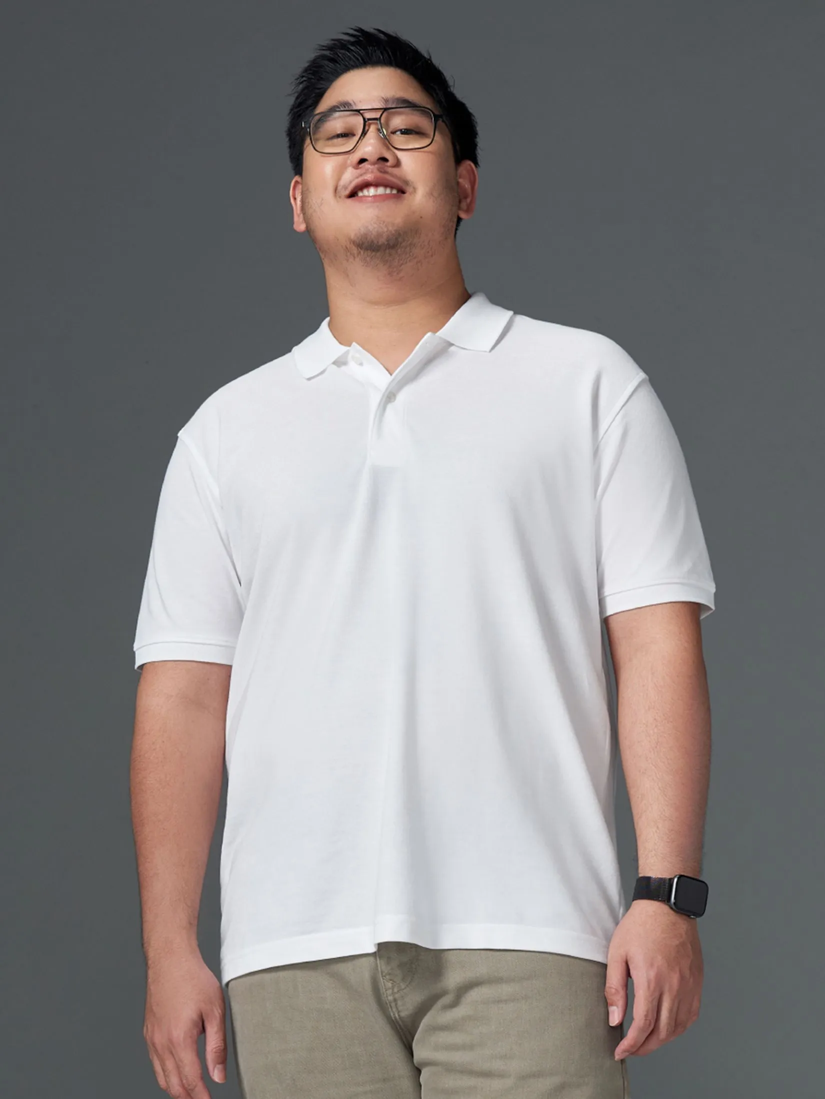GQ Men Polo Minimal Bear Size