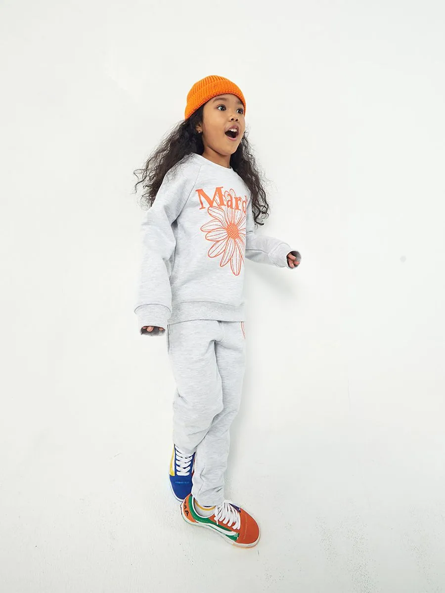 MARDI MERCREDI LES PETITS Sweat Pants Original Univ Heather Orange