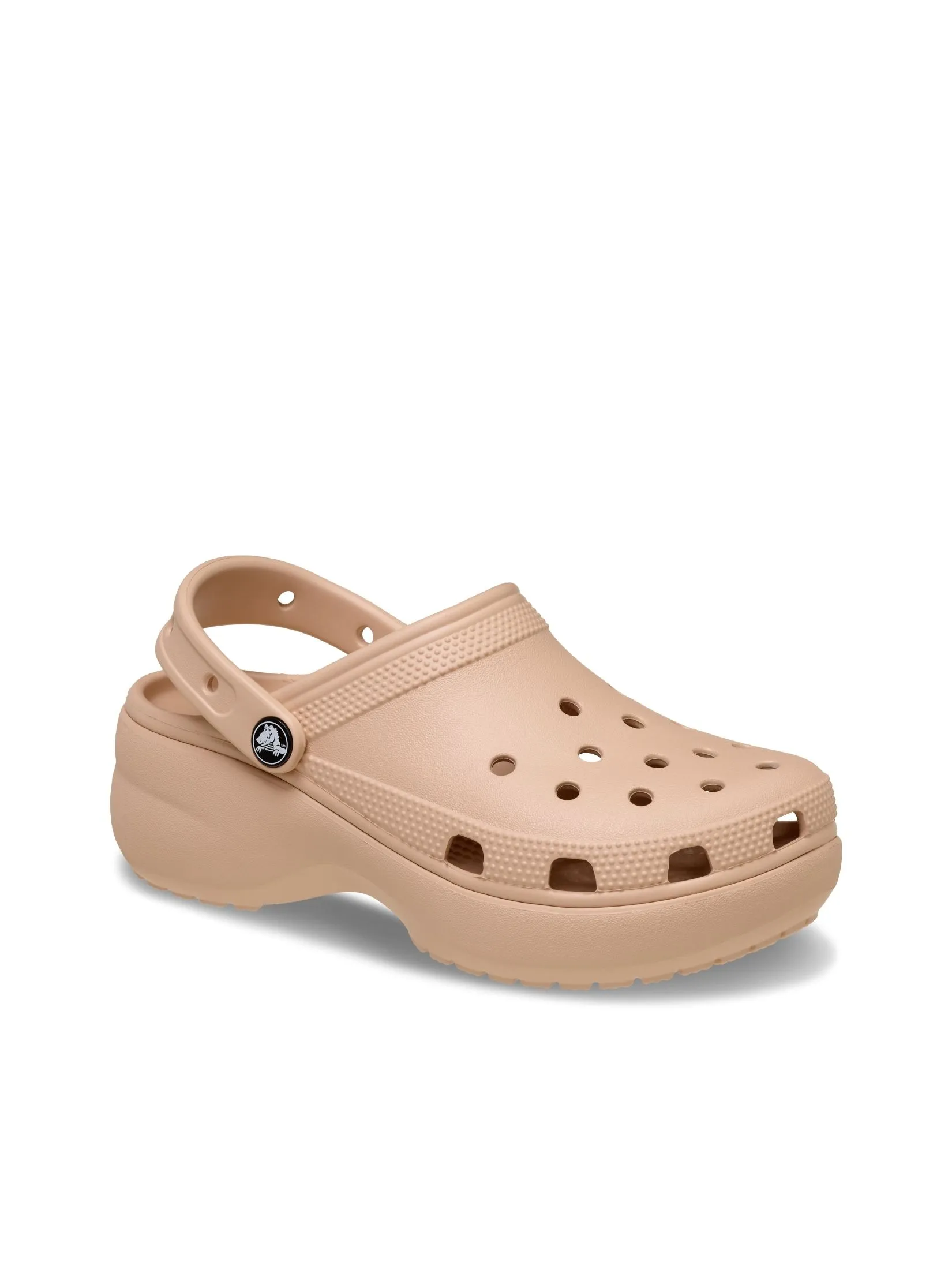CROCS WOMEN'S CLASSIC PLATFORM CLOG - PINK CARAMEL