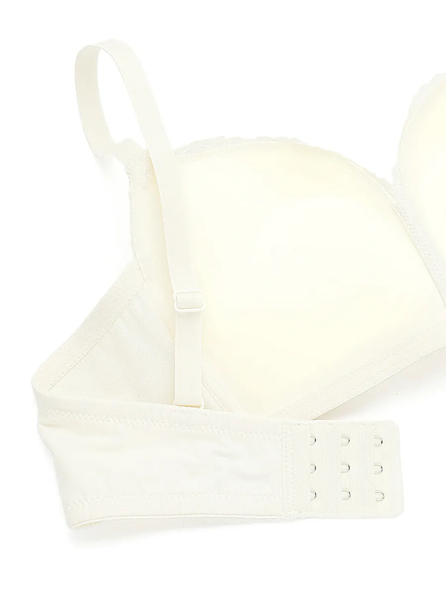 SABINA Modern V Woman Wireless Bra - Cream