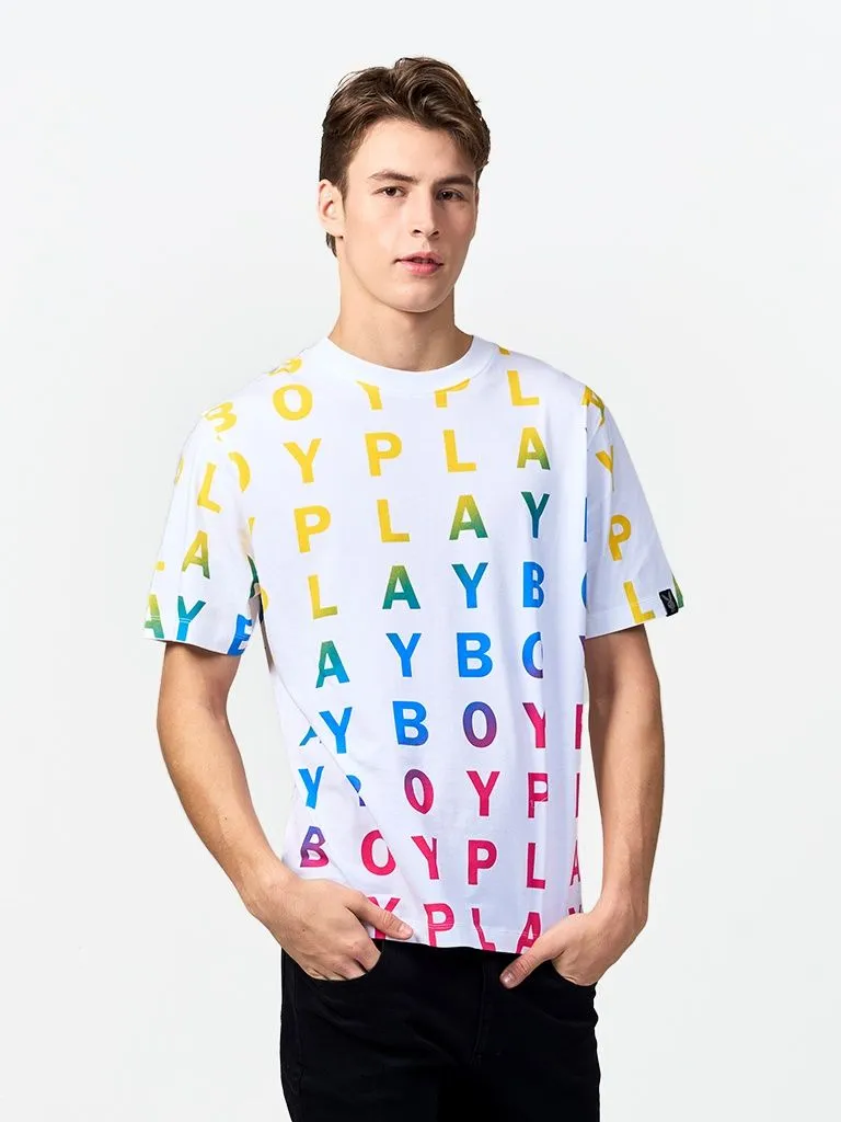 PLAYBOY Men's T-Shirt Colour white