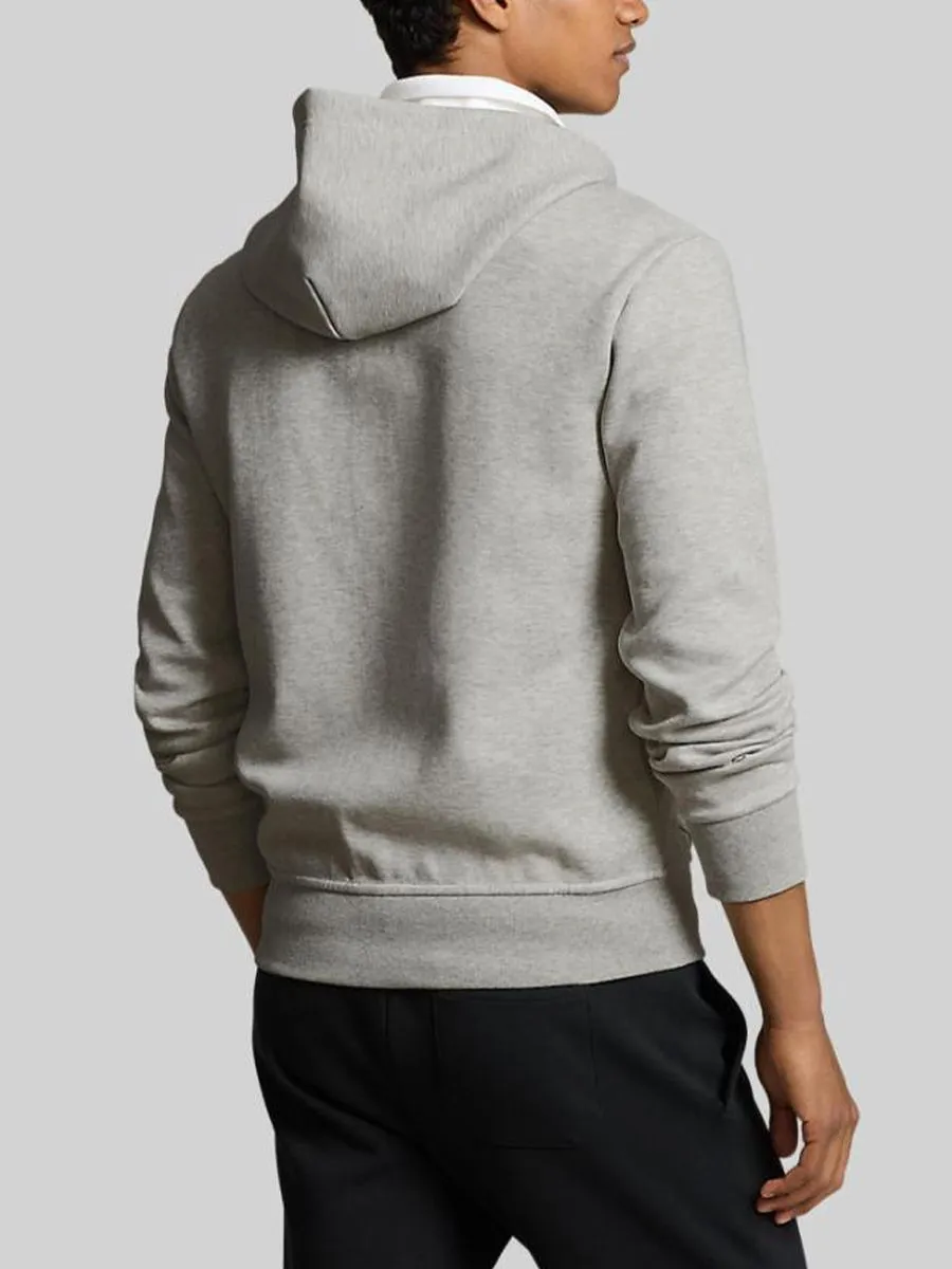 POLO RALPH LAUREN Men Jacket-Double-Knit Full-Zip Hoodie-Grey