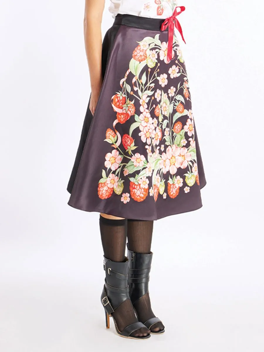 ICONIC WOMAN BLACK MERLE SKIRT